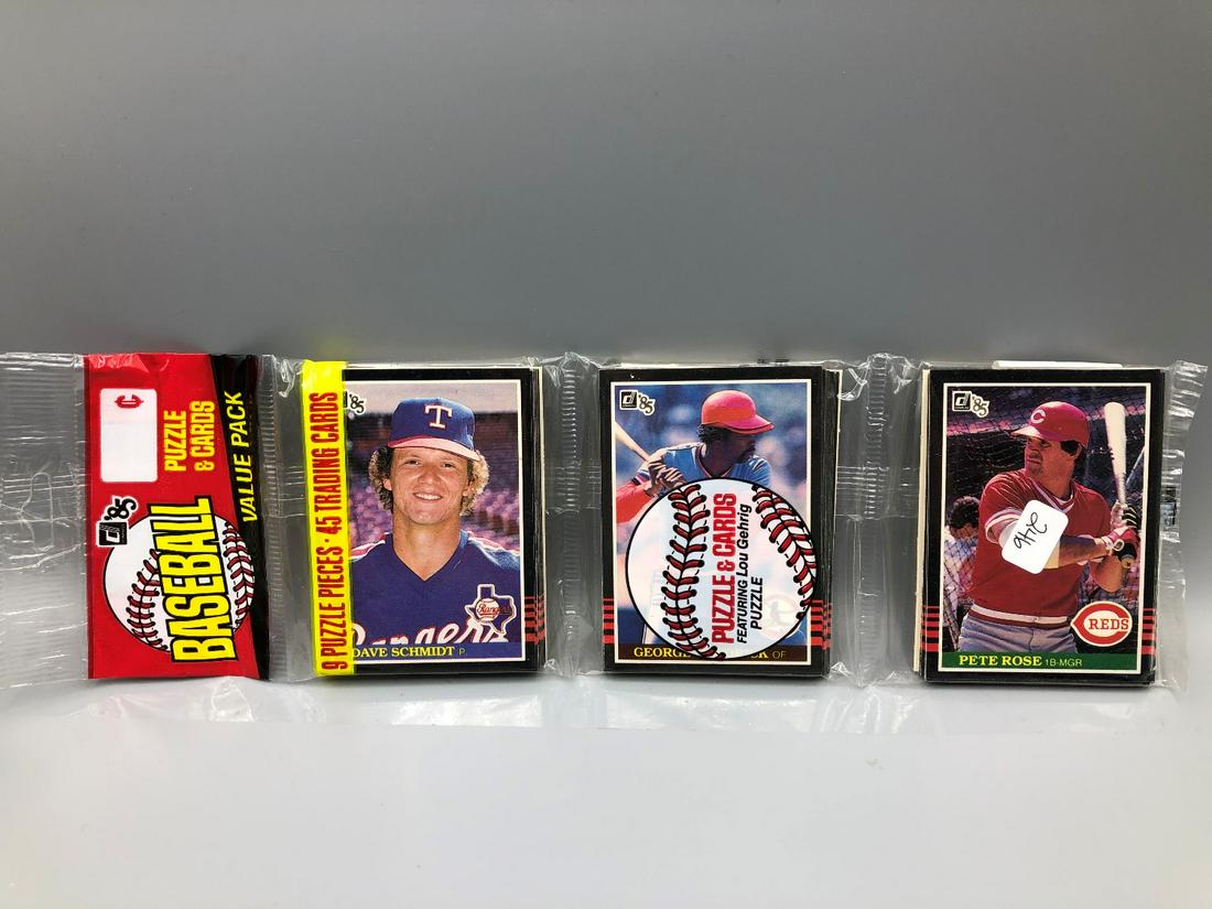 1985 Donruss Rack Pack With Pete Rose on Top (1 of 2)