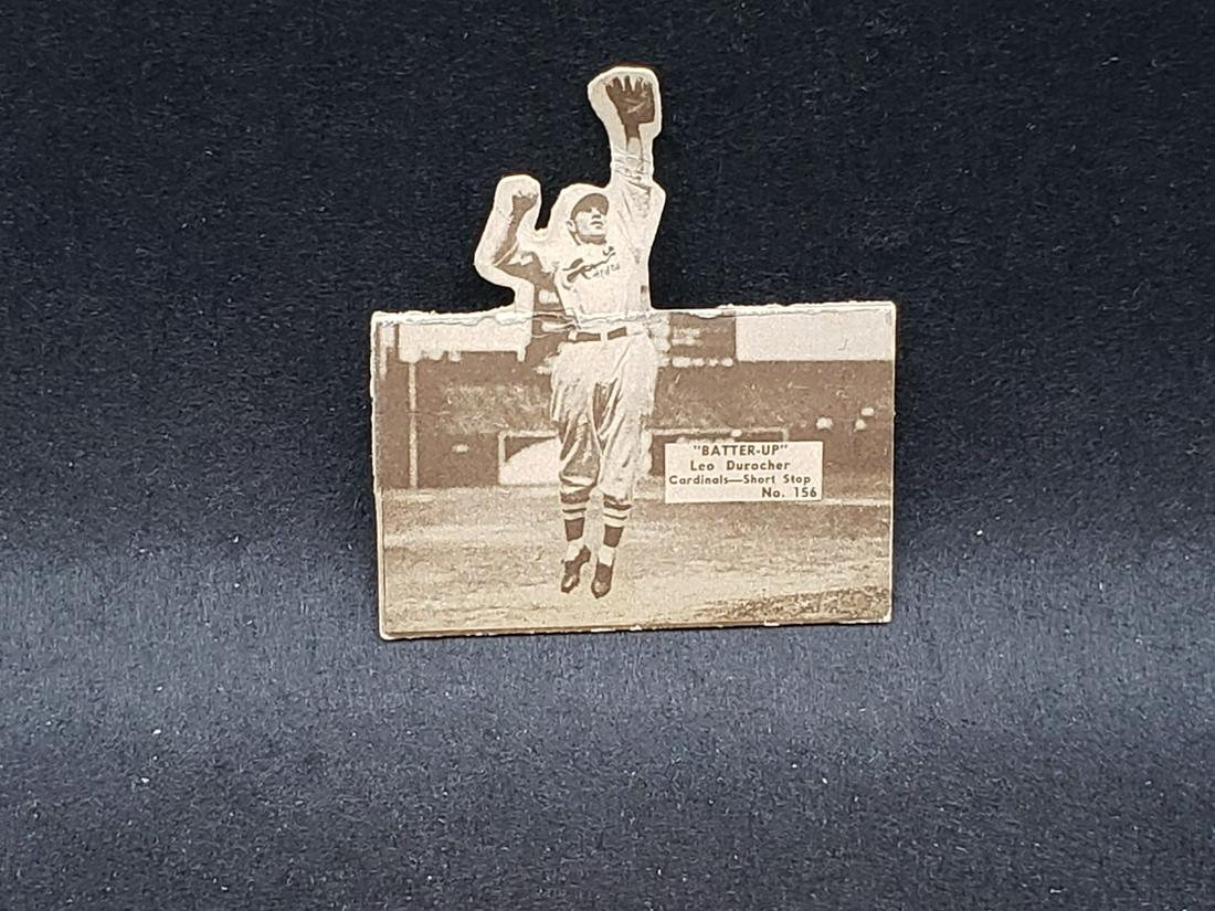 1934 Batter Up Leo Durocher HOF Missing Top: 1934 Batter Up Leo Durocher HOF Missing Top