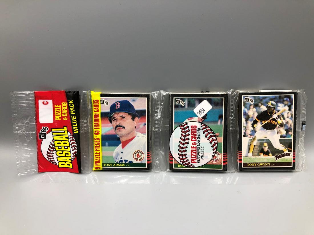 1985 Donruss Rack Pack Tony Gywnn on Top HOF (1 of 2)