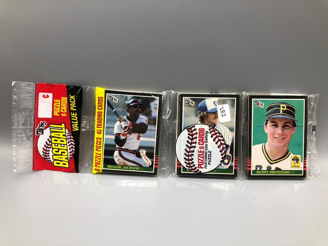 1985 Donruss Rack Pack Reggie Jackson and Robin Yount (1 of 2)