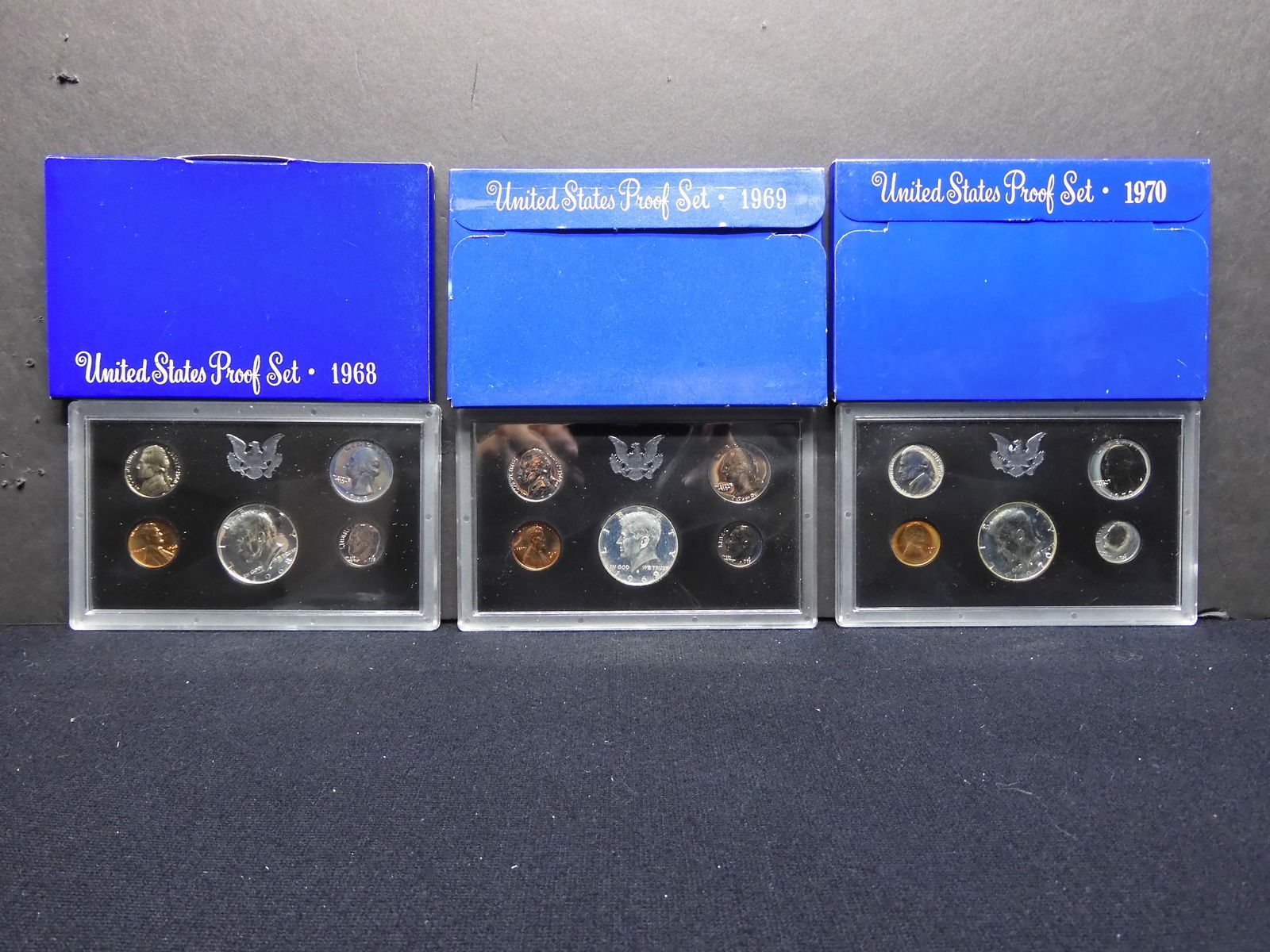 1968, 1969, 1970 U.S. Proof Sets OGP (1 of 7)