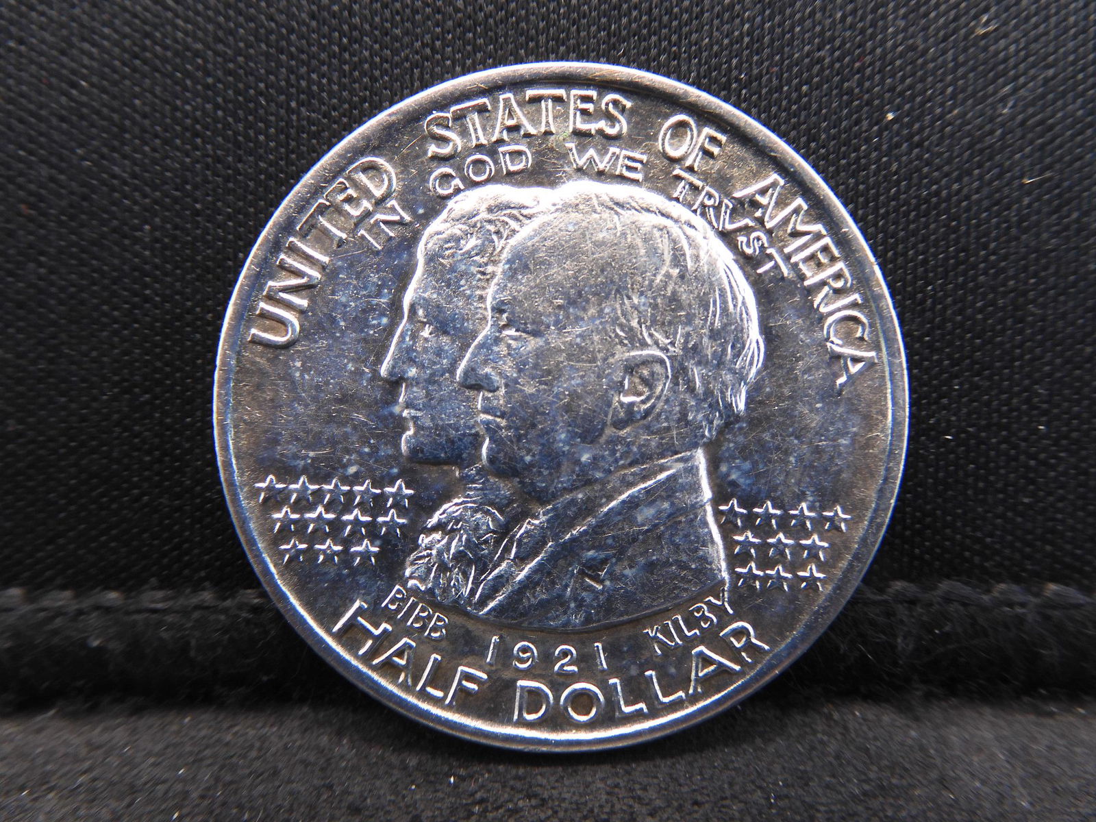 1921 Alabama Commem Silver Half Dollar - Nice Luster (1 of 2)