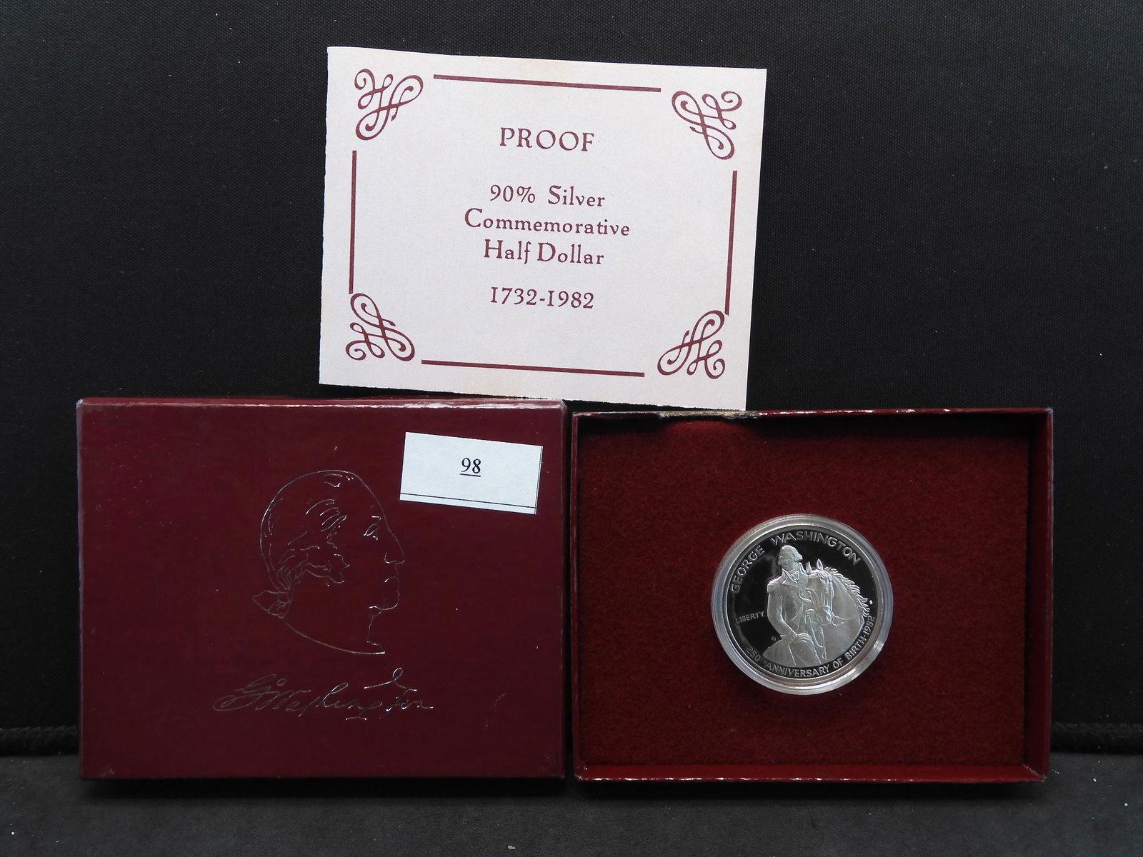 1982-S George Washington Proof Silver Half Dollar OGP (1 of 4)