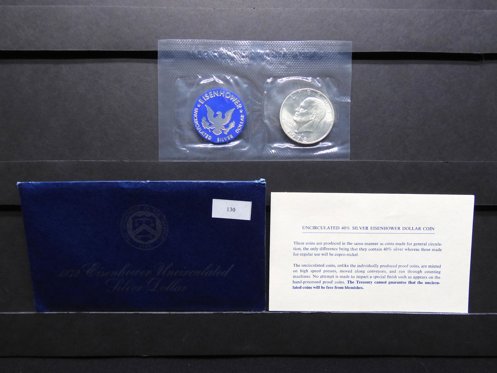 1972-S Eisenhower Uncirculated 40% Silver Dollar OGP (1 of 4)