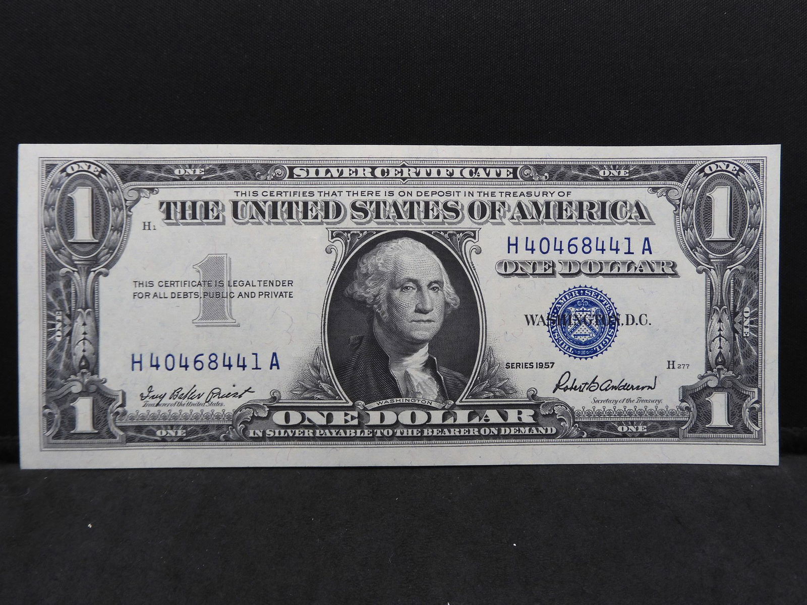 1957 Series $1.00 Silver Certificate Uncirculated (1 of 3)