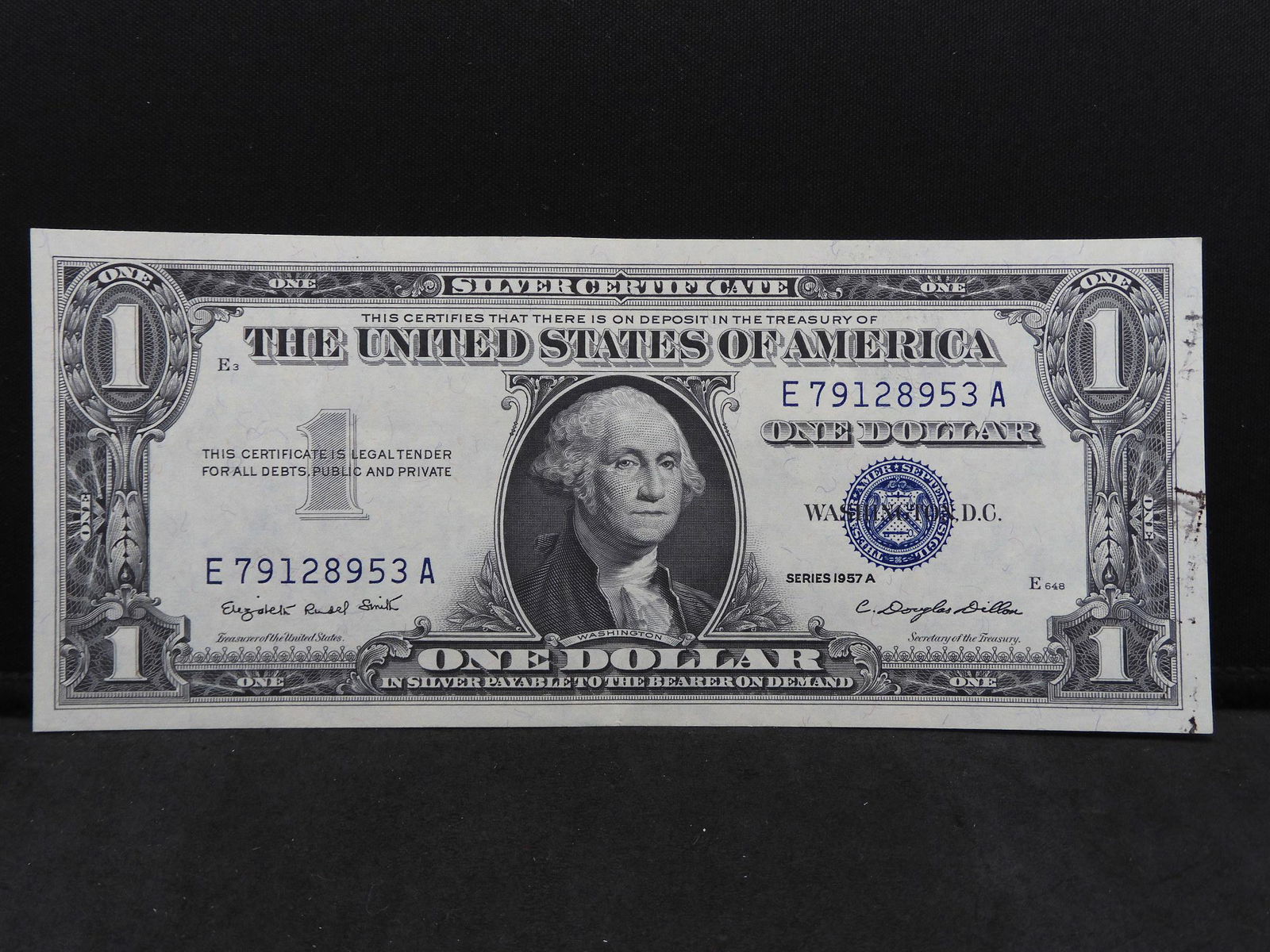 1957 A Series U.S. $1.00 Silver Certificate Note - Very (1 of 3)
