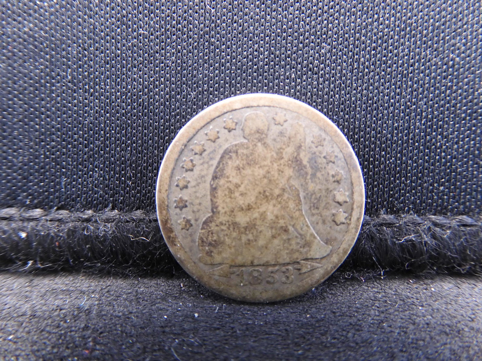 1853 Seated Liberty Silver Dime: 1853 Seated Liberty Silver Dime