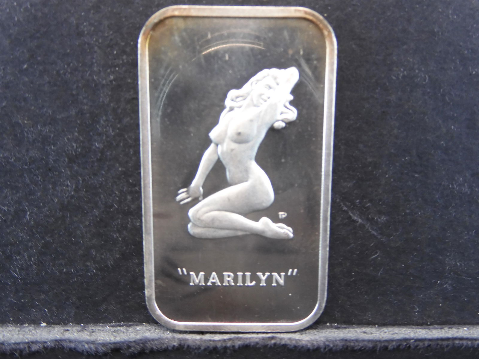 Marilyn Monroe 1 Troy Oz. .999 Fine Silver By Colonail (1 of 2)