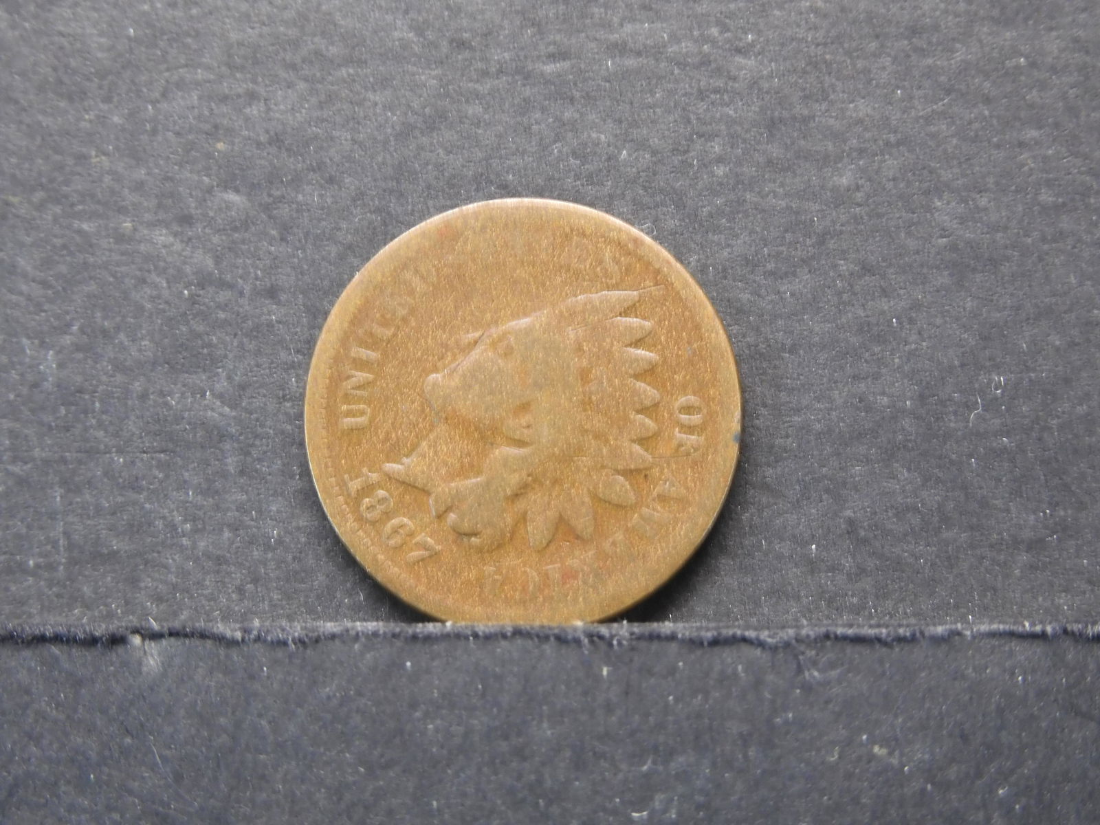 1867 Better Date Indian Cent Nice (1 of 2)