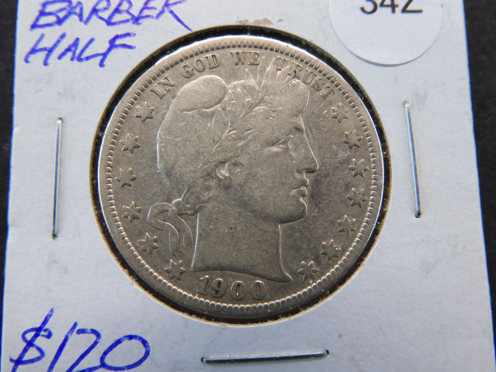 1900 Barber Half Dollar Key Date (1 of 3)