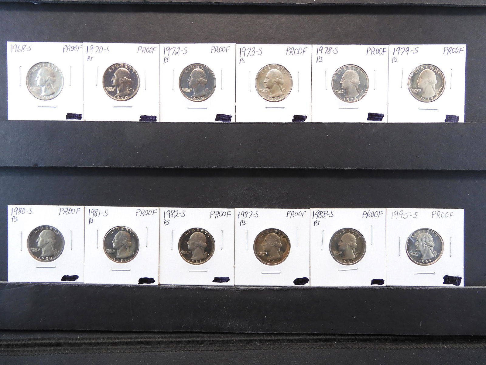 (12) Different Proof Washington Quarters All Clad (1 of 9)