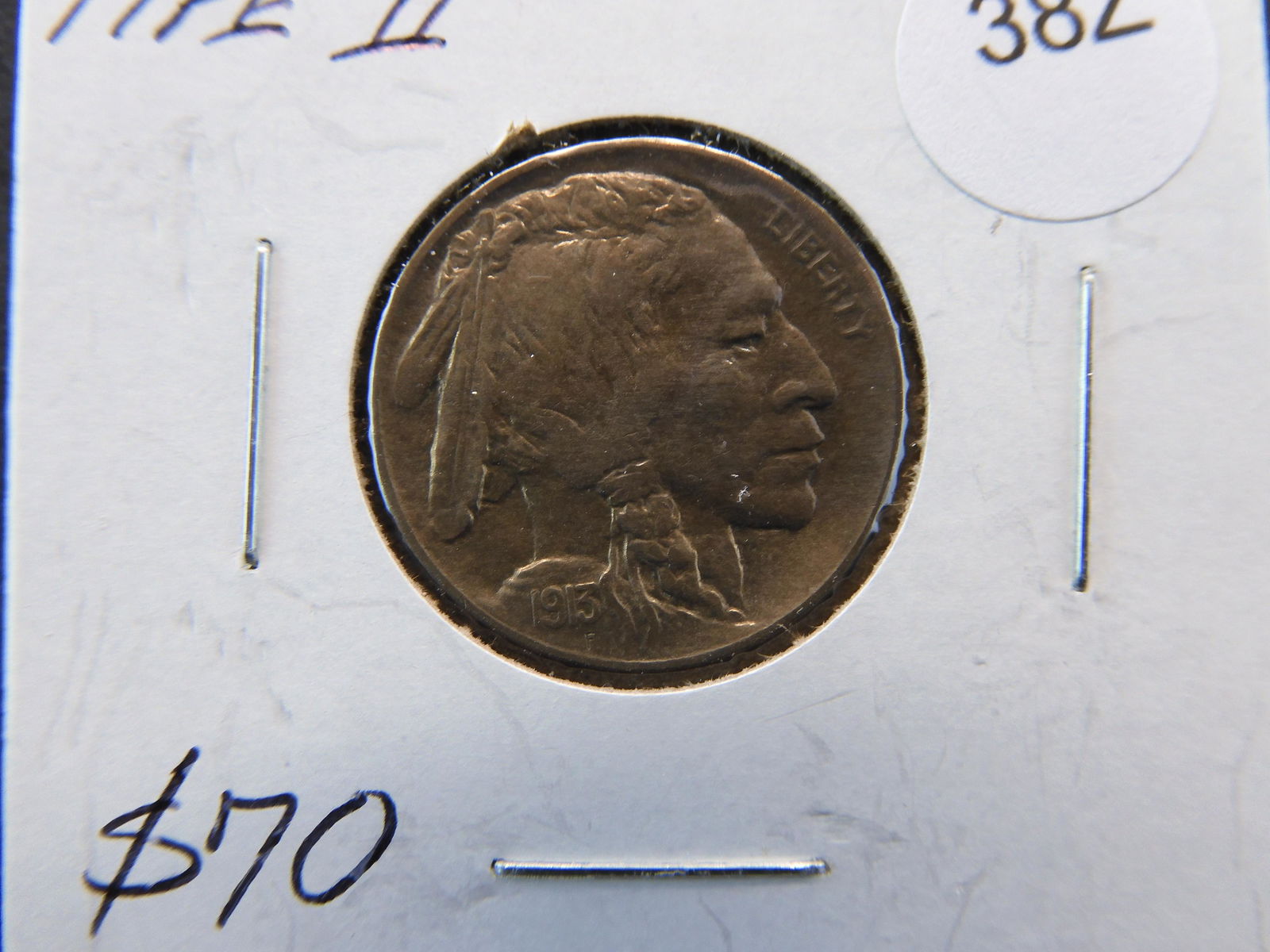 1913 Type 2 Buffalo Nickel Nice Details, Full Horn (1 of 3)
