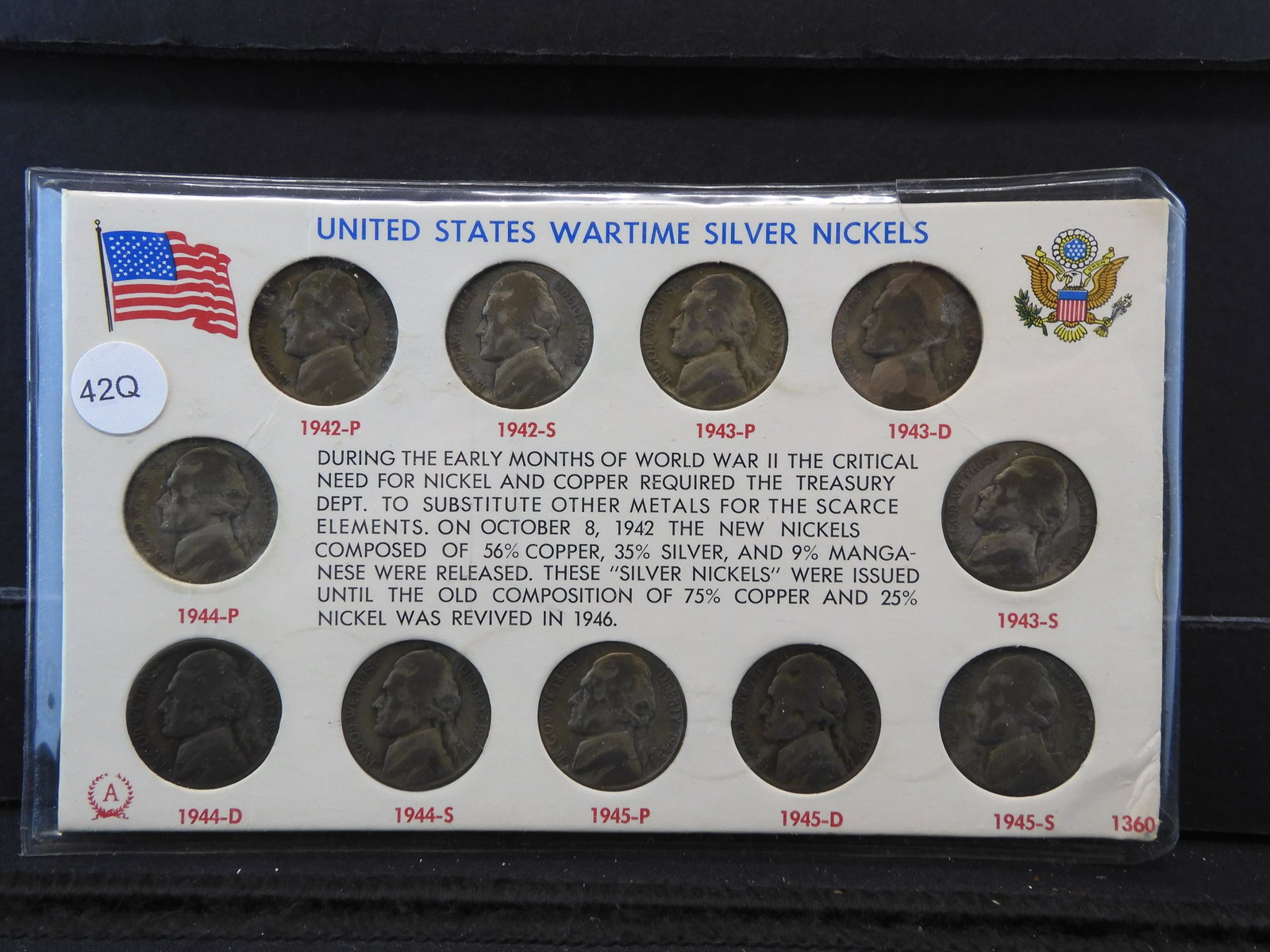 (11) Silver War Time Jefferson Nickles 35% Silver: (11) Silver War Time Jefferson Nickles 35% Silver
