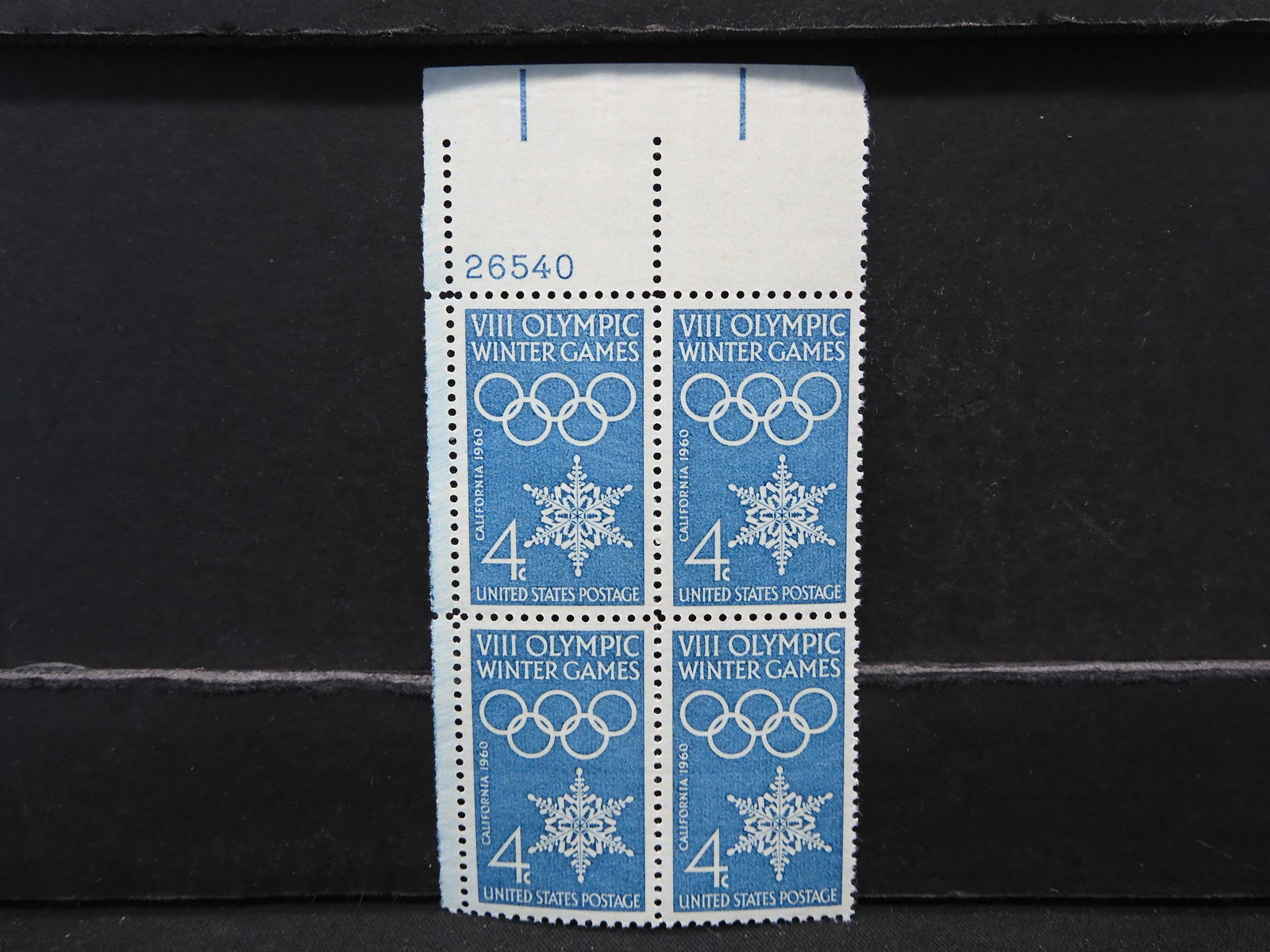1960 VIII Olympic Winter Games Vintage Unused Plate (1 of 2)