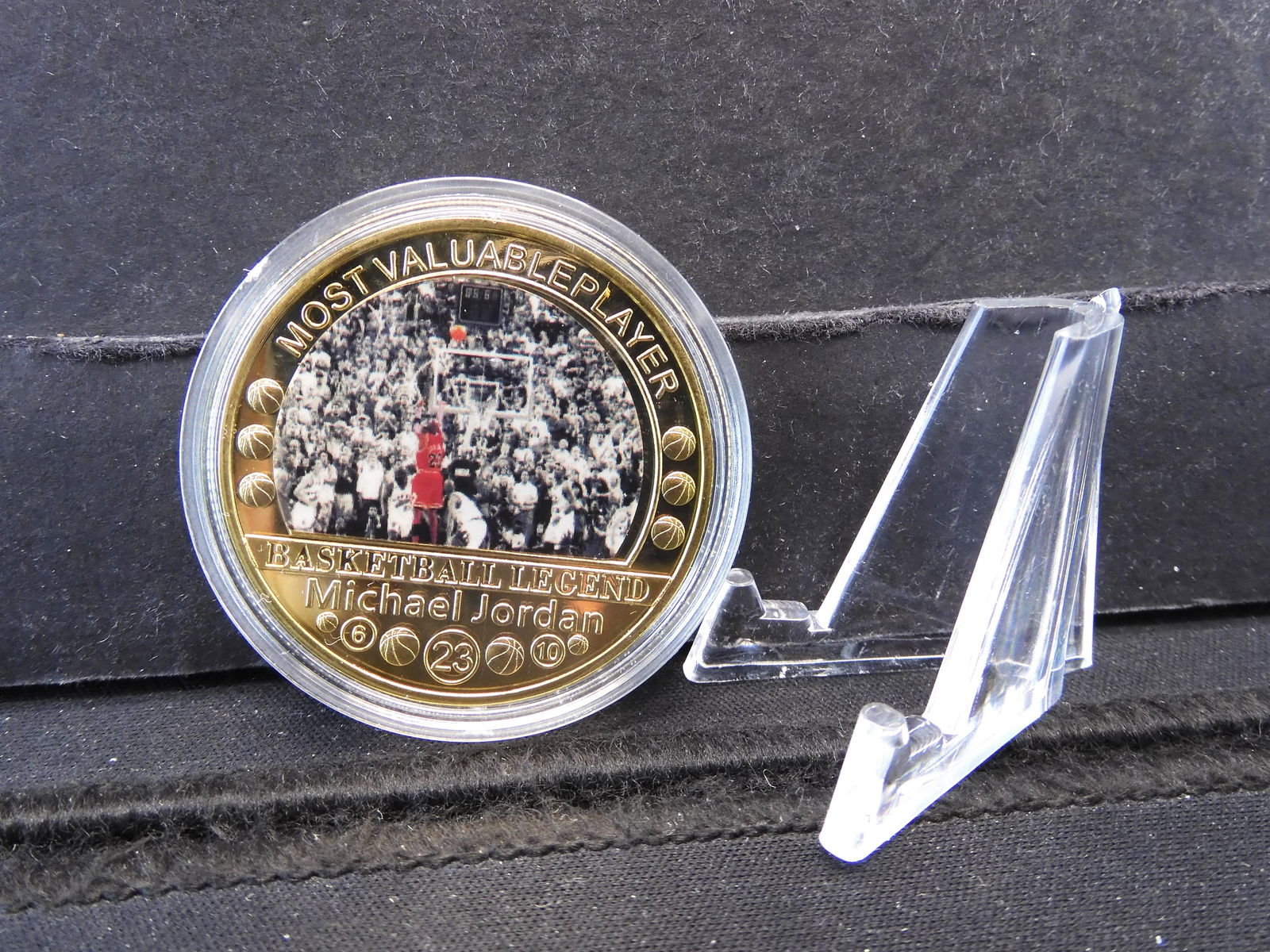 (MICHAEL JORDAN-THE LEGEND), PROOF, (INCLUDING STAND) (1 of 4)