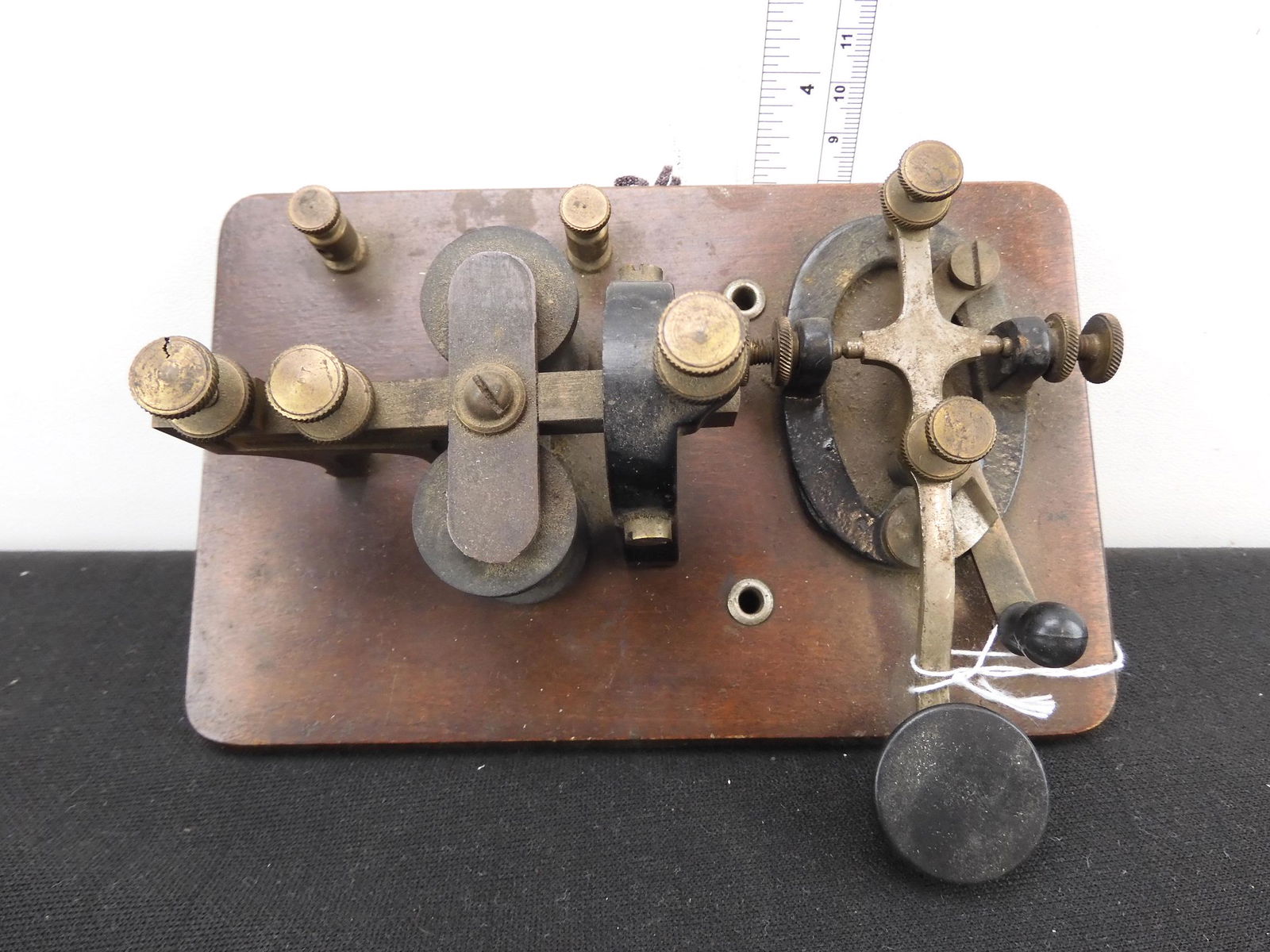 telegraph key "Menomimac"- combined sounder & key on (1 of 4)