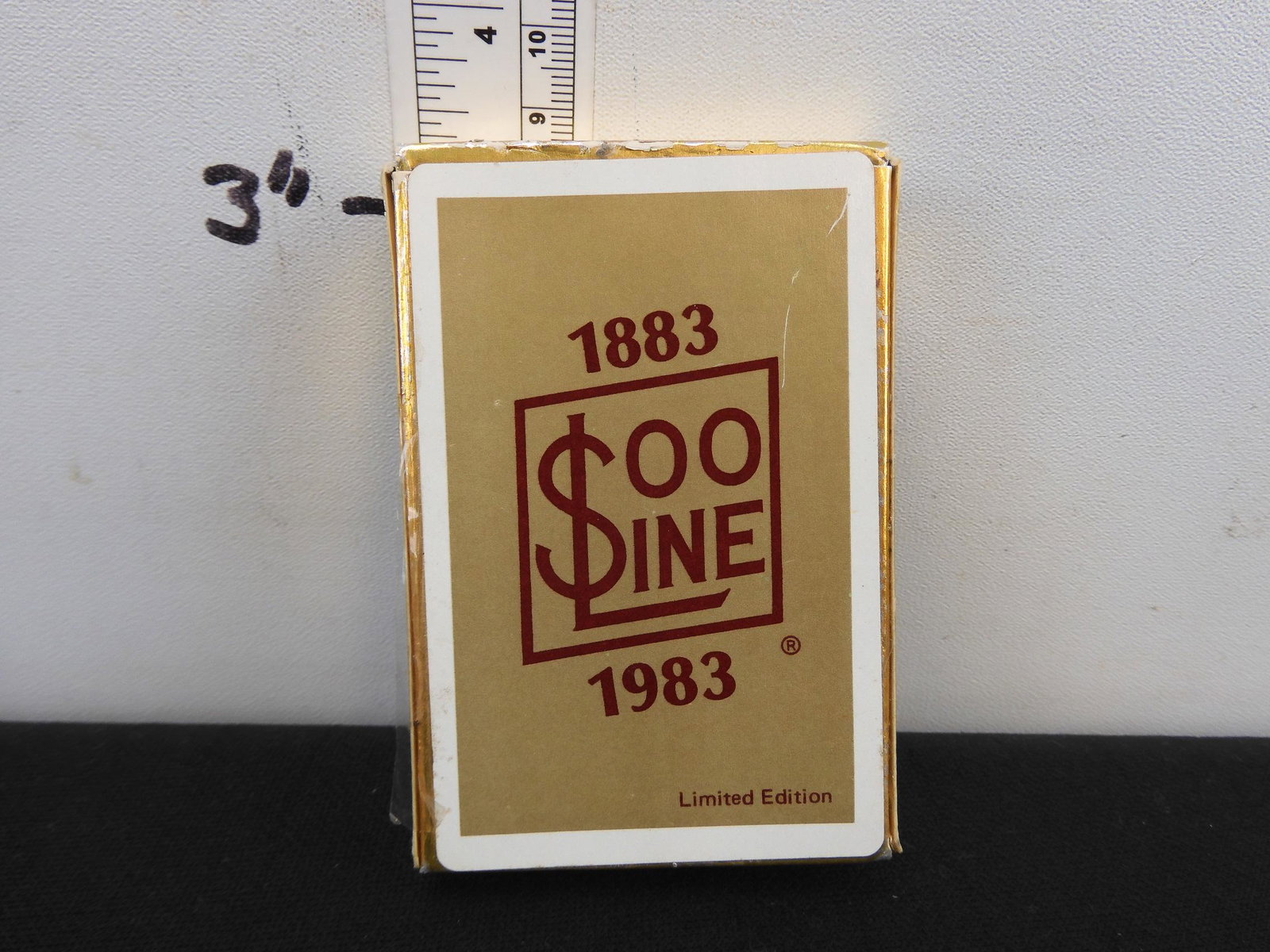 SOO LINE playing cards, 1883- 1983 . no wrapper but: SOO LINE playing cards, 1883- 1983 . no wrapper but deck appears complete.