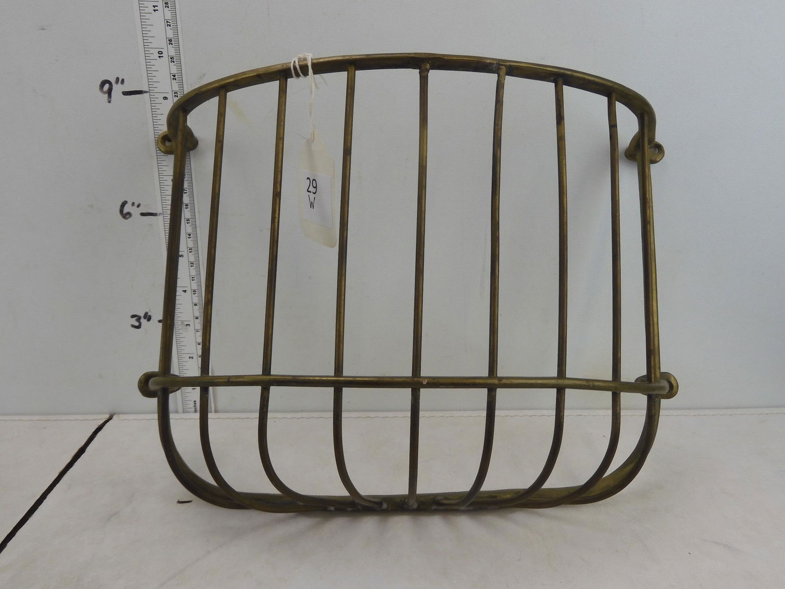 PULLMAN used brass towel rack or basket.  In the 1920's (1 of 3)