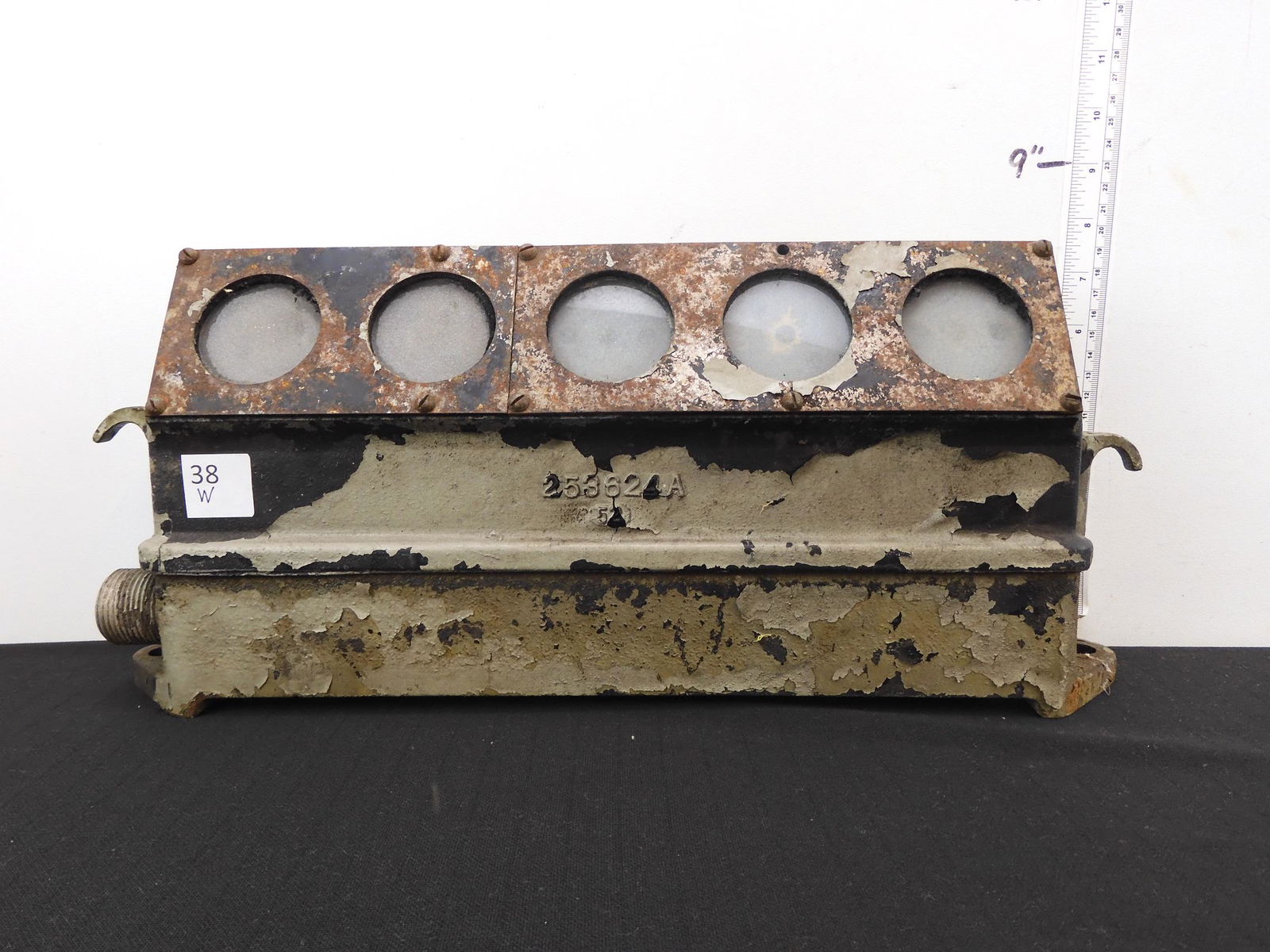 Pennsylvania railroad PRR cab signal display.  Shipping (1 of 7)