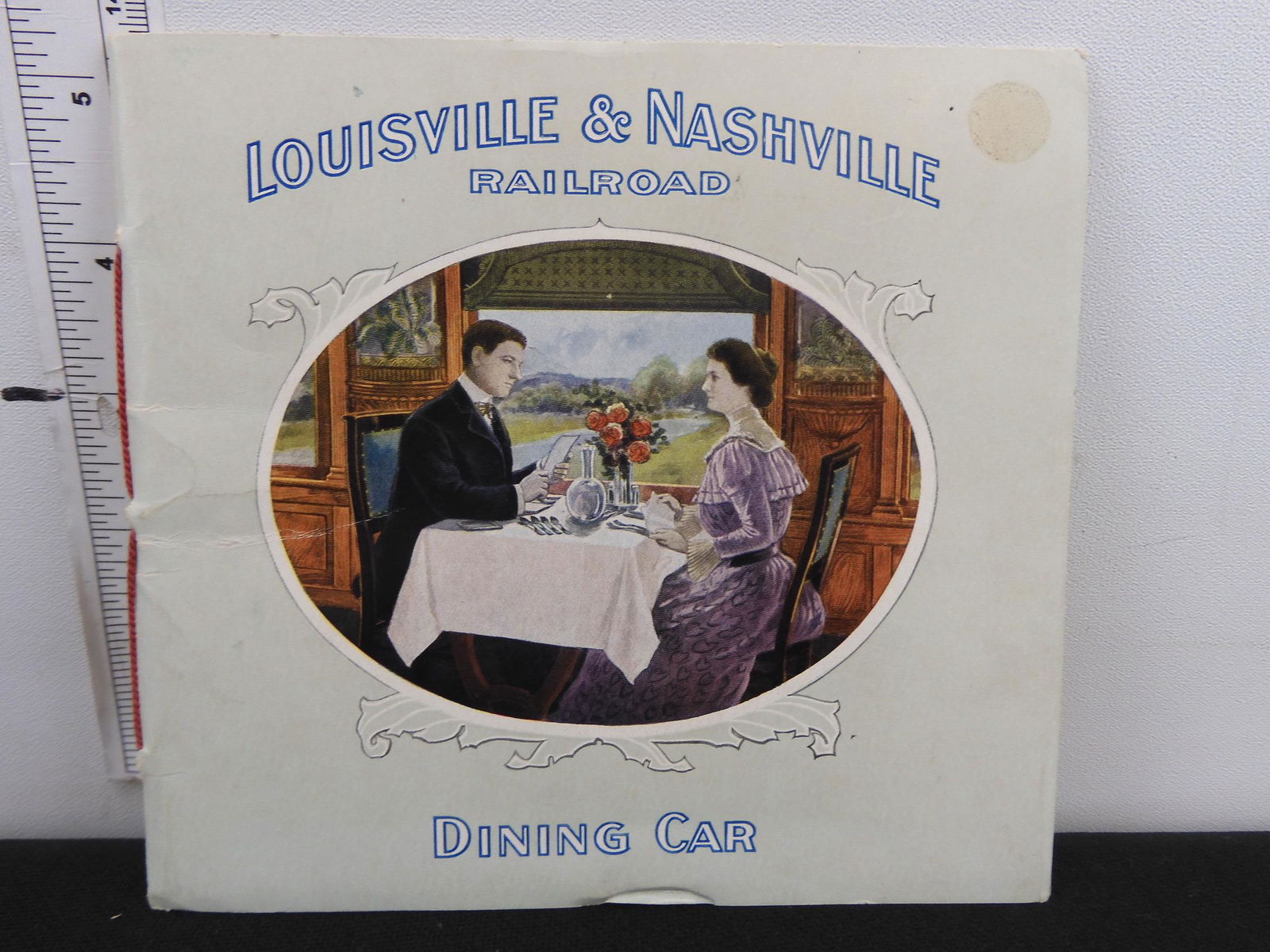LOUISVILLE & NASHVILLE RAILROAD â€“ DINING CAR BOOKLET. (1 of 6)
