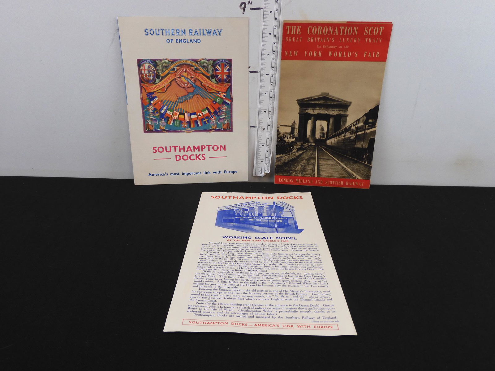 3 British railroad pieces:  1- Southern Railway of (1 of 6)