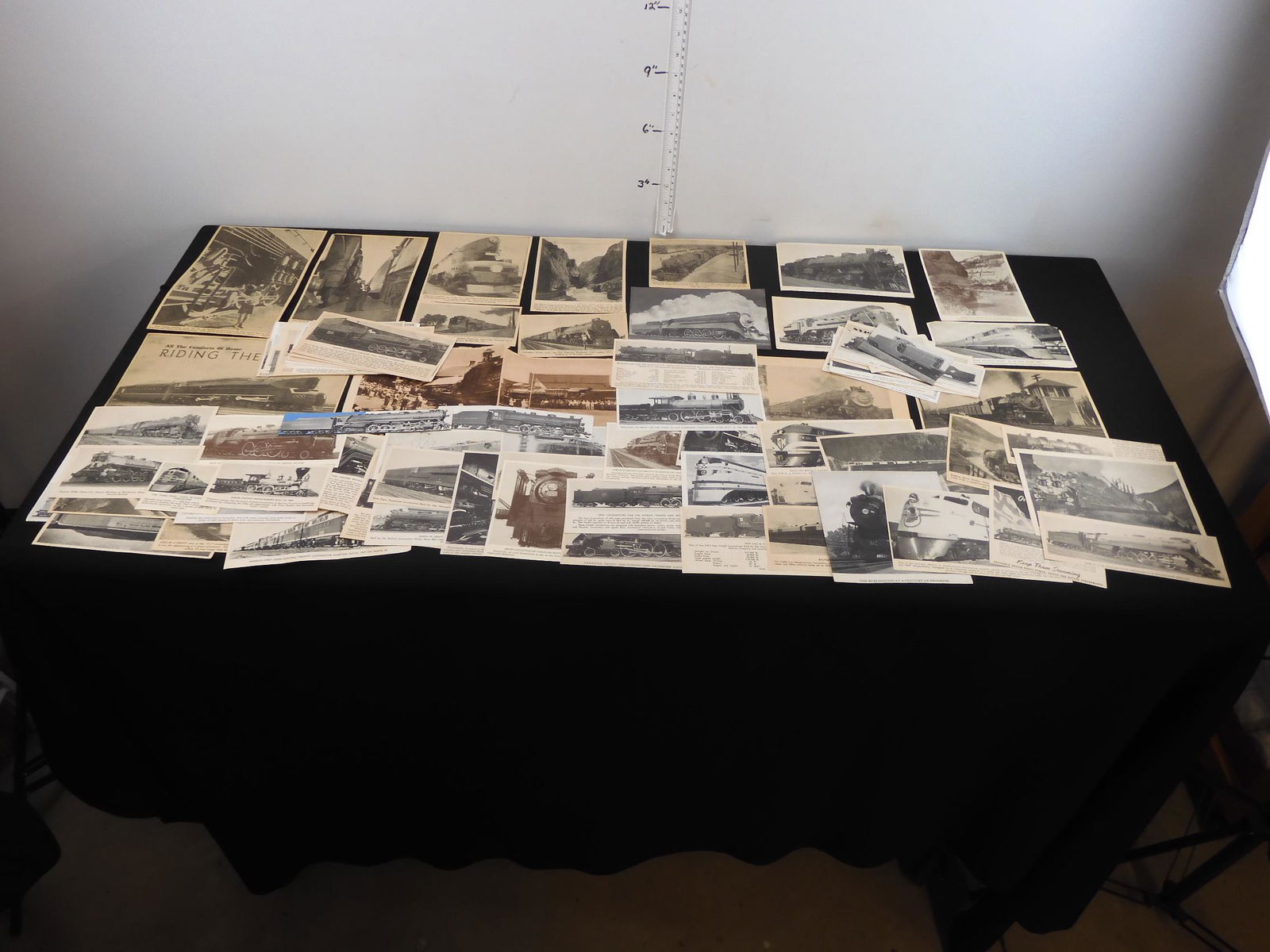 50+ newspaper clipping about new locomotives, passenger (1 of 10)