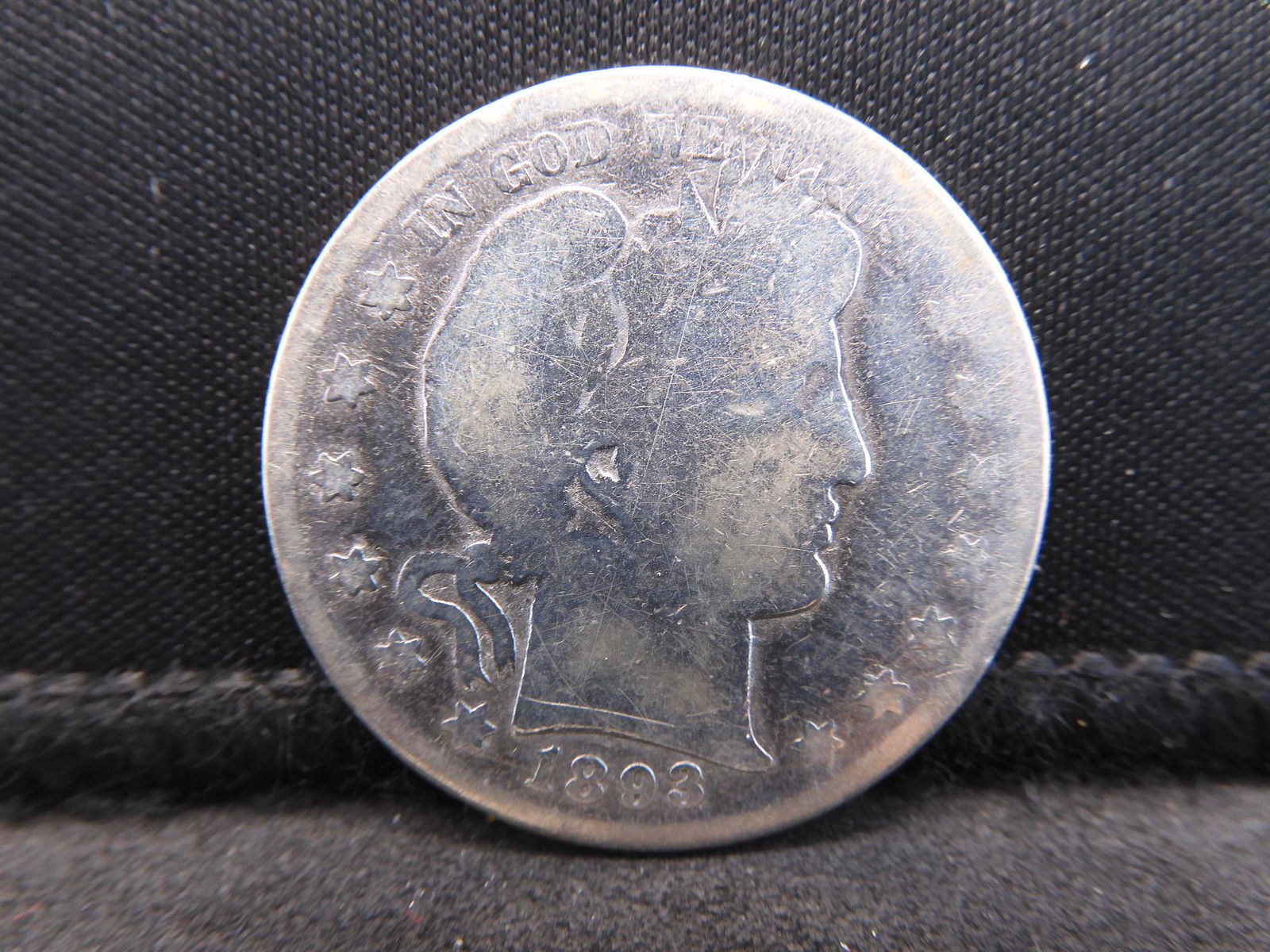 1893-O Semi-Key Date Barber Half Dollar. (1 of 2)