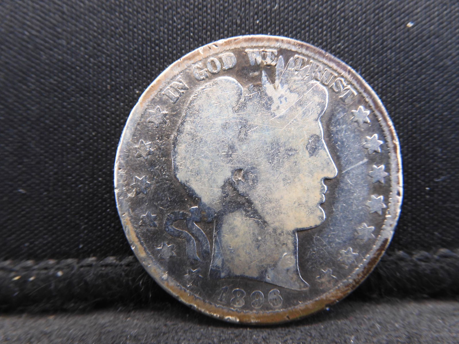 1896-O Semi-Key Date Barber Half Dollar. (1 of 2)