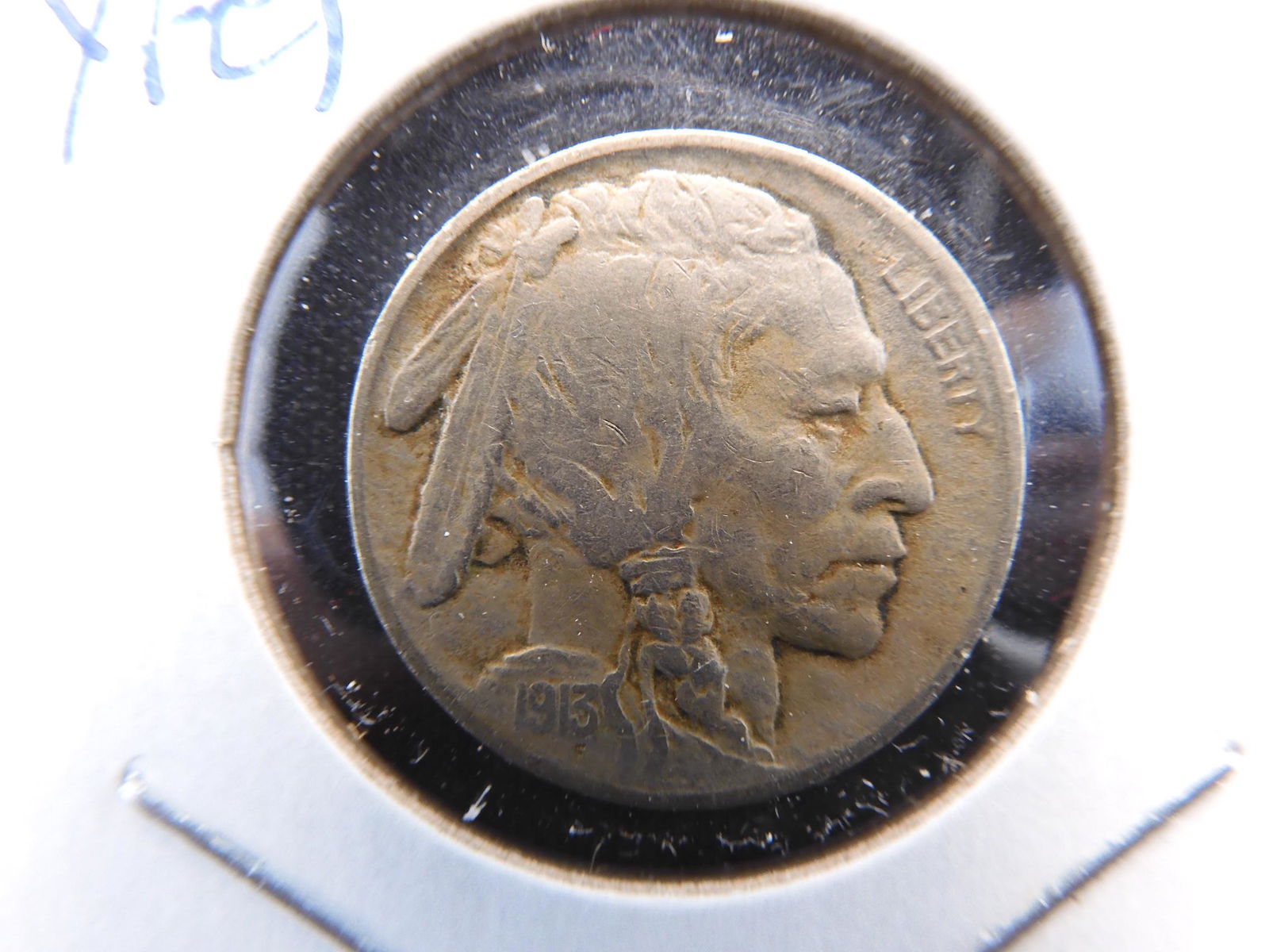 1913 Type One (On Hill) Buffalo Nickel. (1 of 3)