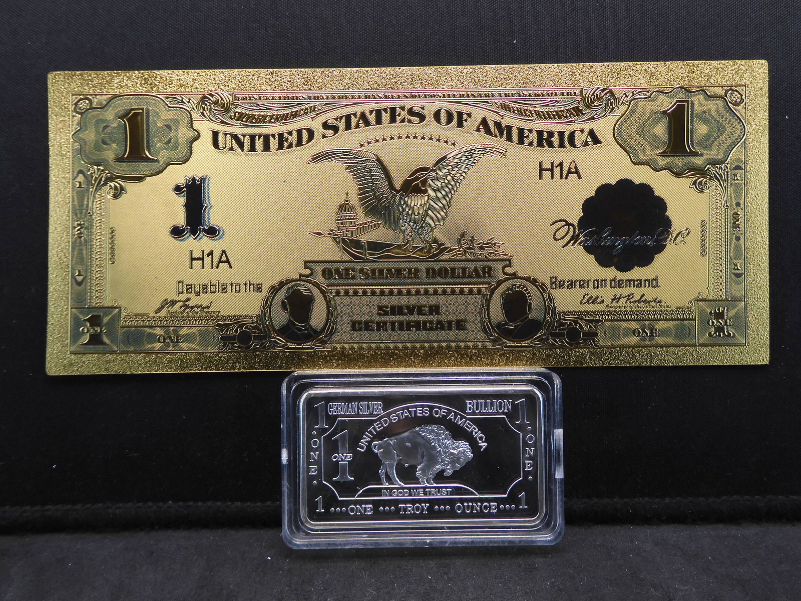 Two Novelty Items Not legal tender and No Silver (1 of 5)