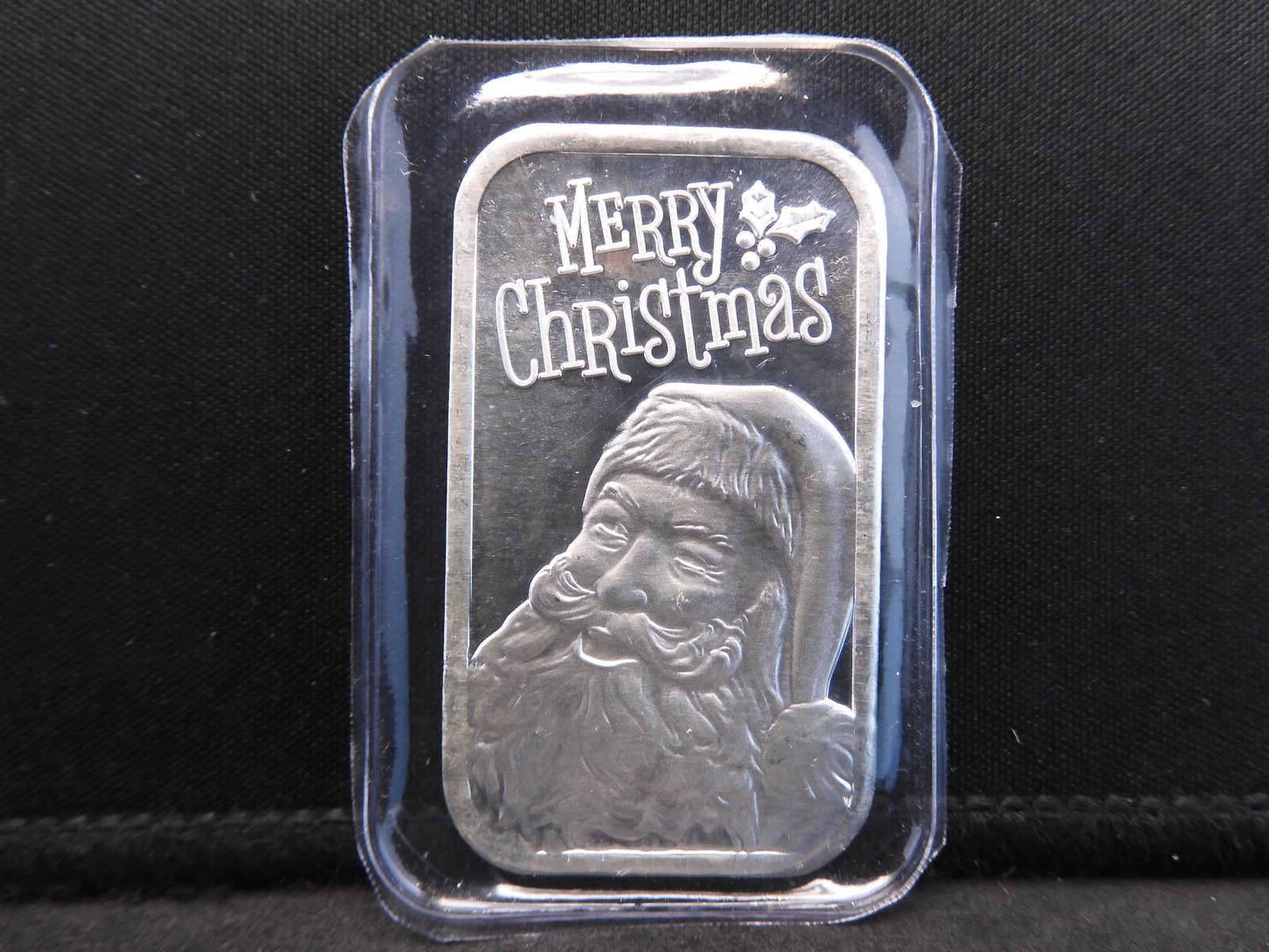 .999 One Troy Oz. Fine Silver 2017 Christmas Bar (1 of 2)