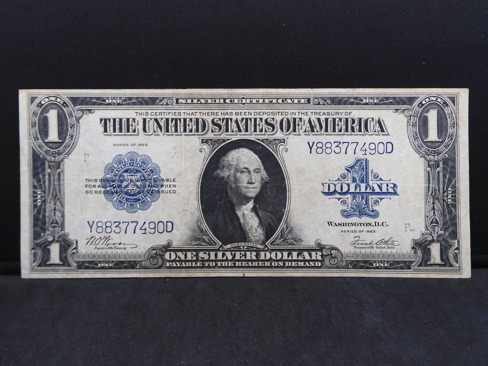 1923 US One dollar Silver Certificate Large note (Horse (1 of 3)