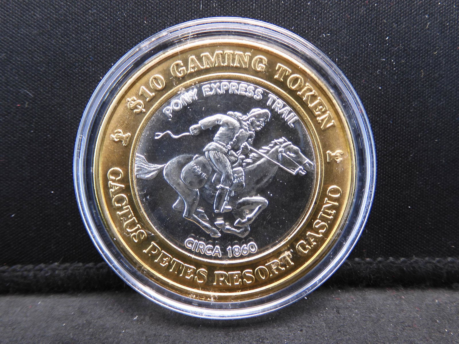 Cactus Peteâ€™s Casino Jackpot Nevada $10 pure silver (1 of 2)