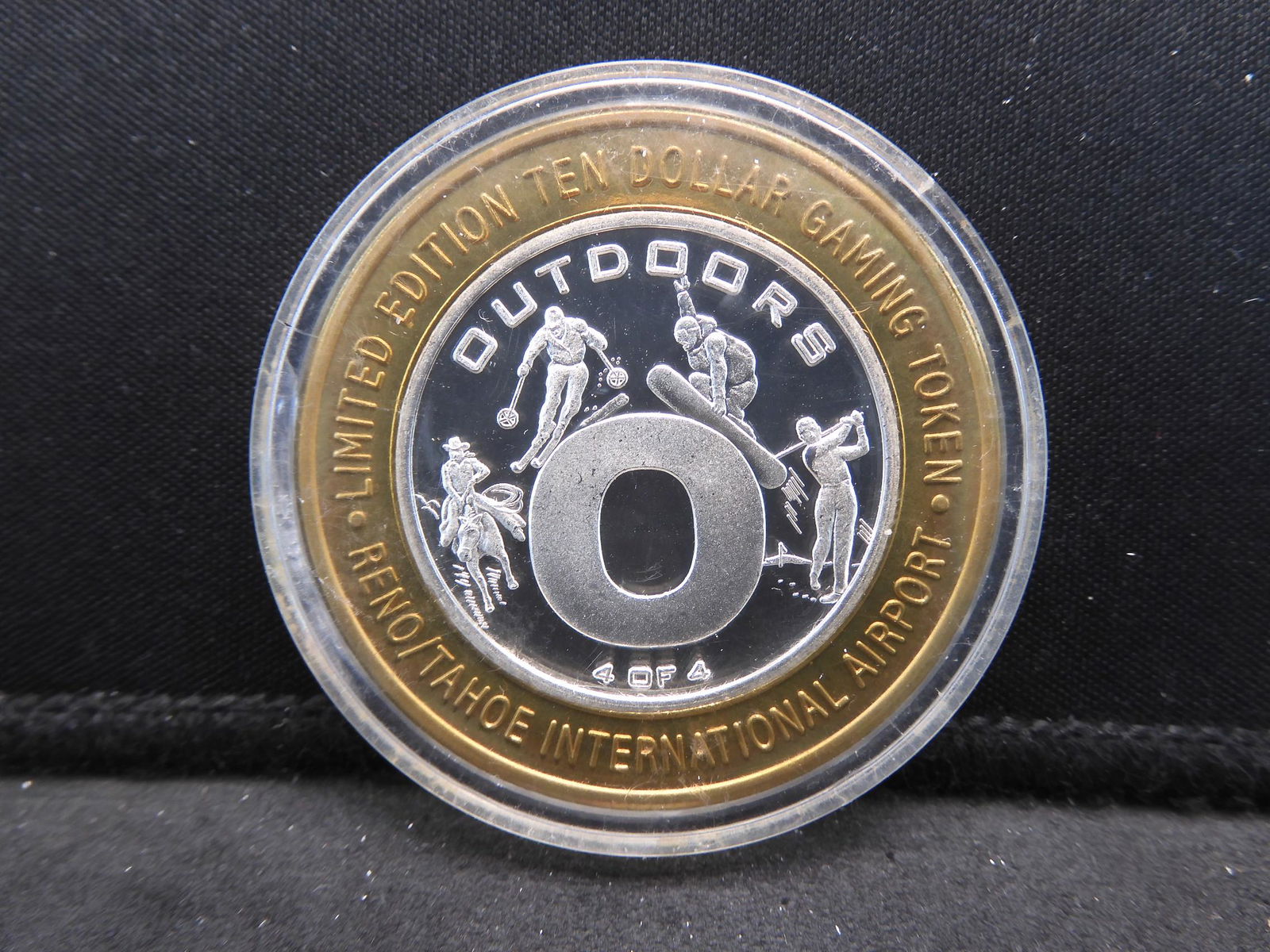 2002 Reno/Tahoe International Airport $10 pure silver (1 of 2)