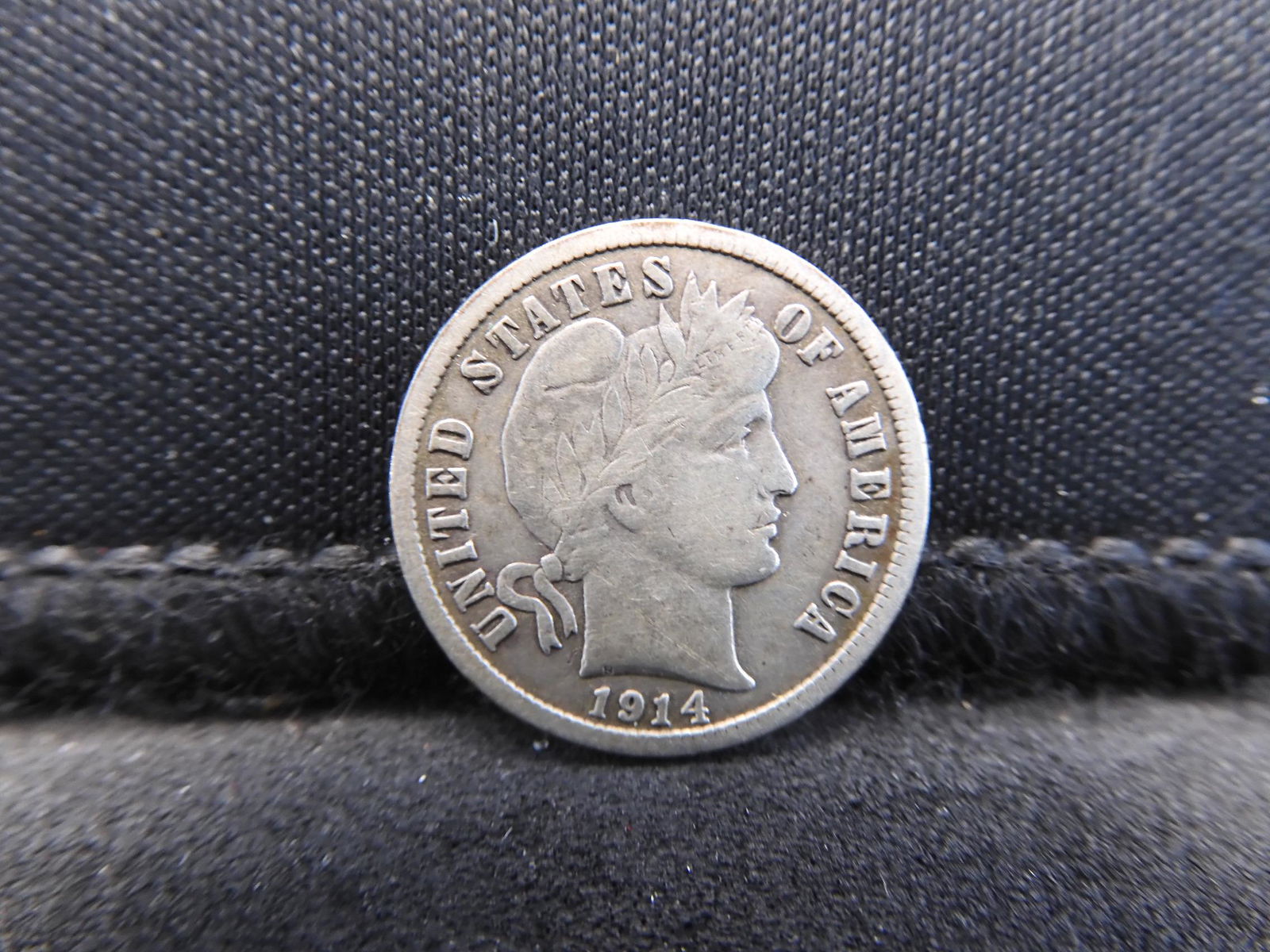 1914-S Barber Dime.  Full Bold Liberty. (1 of 2)