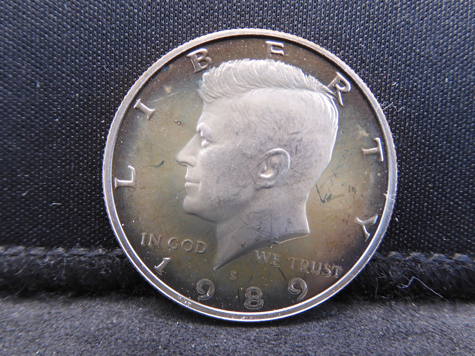 1989-S Proof Kennedy Half Dollar. (1 of 2)