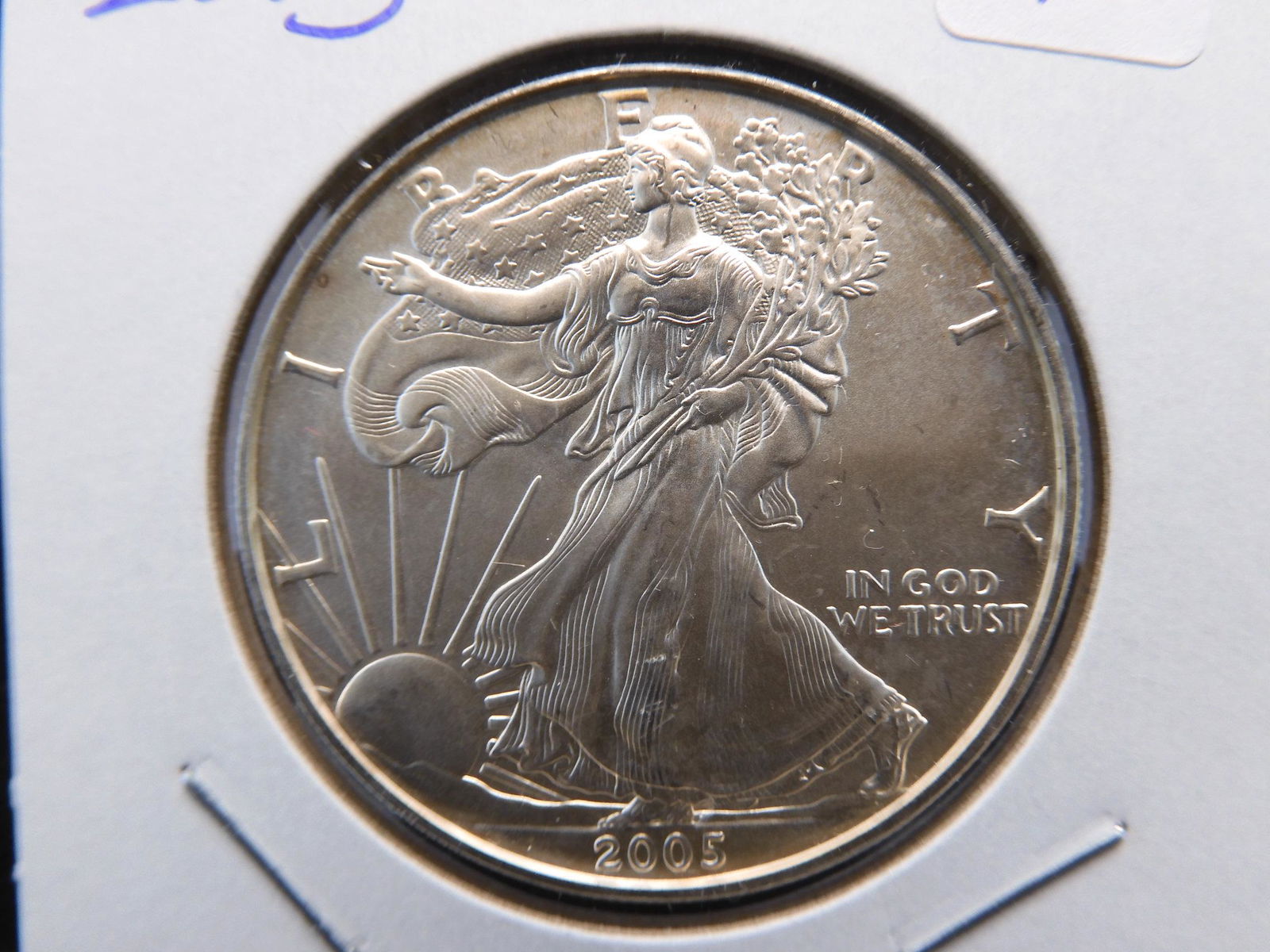 2005 American Silver Eagle.  BU. (1 of 3)