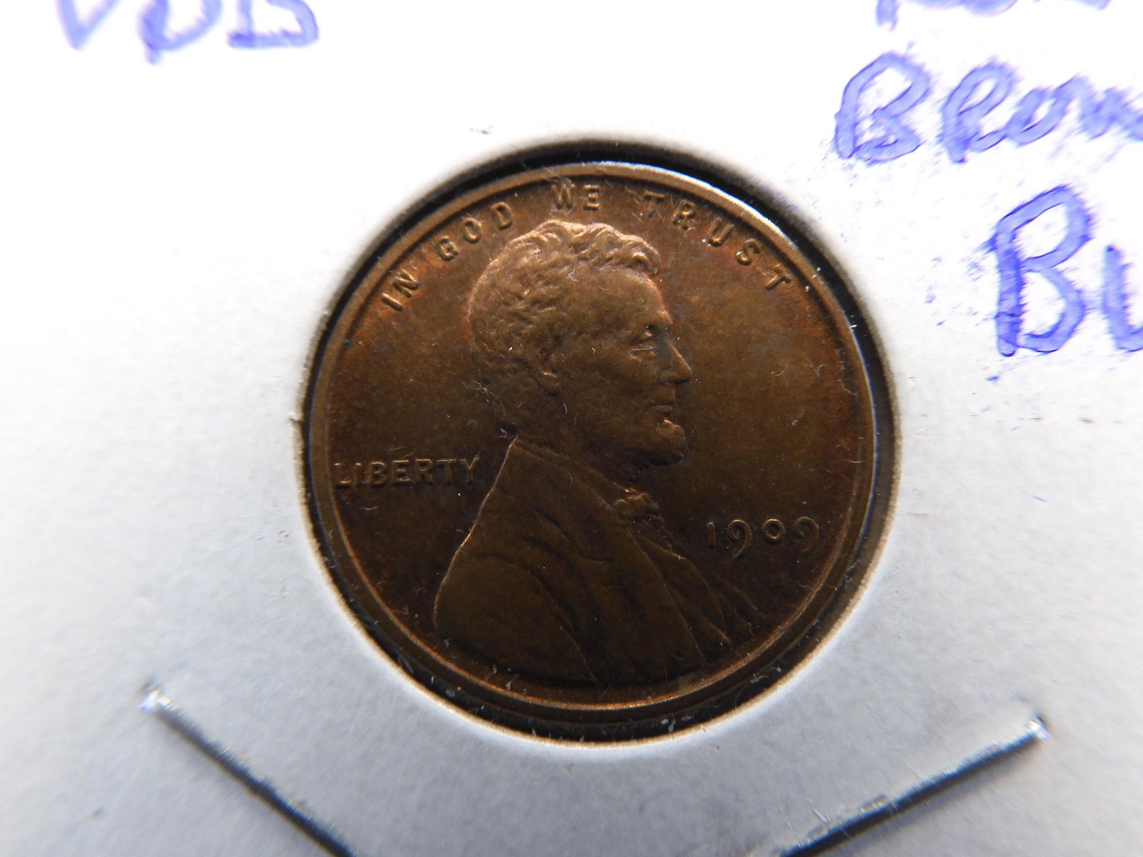 1909 VDB Lincoln Cent.  Choice Red Brown Uncirculated. (1 of 3)