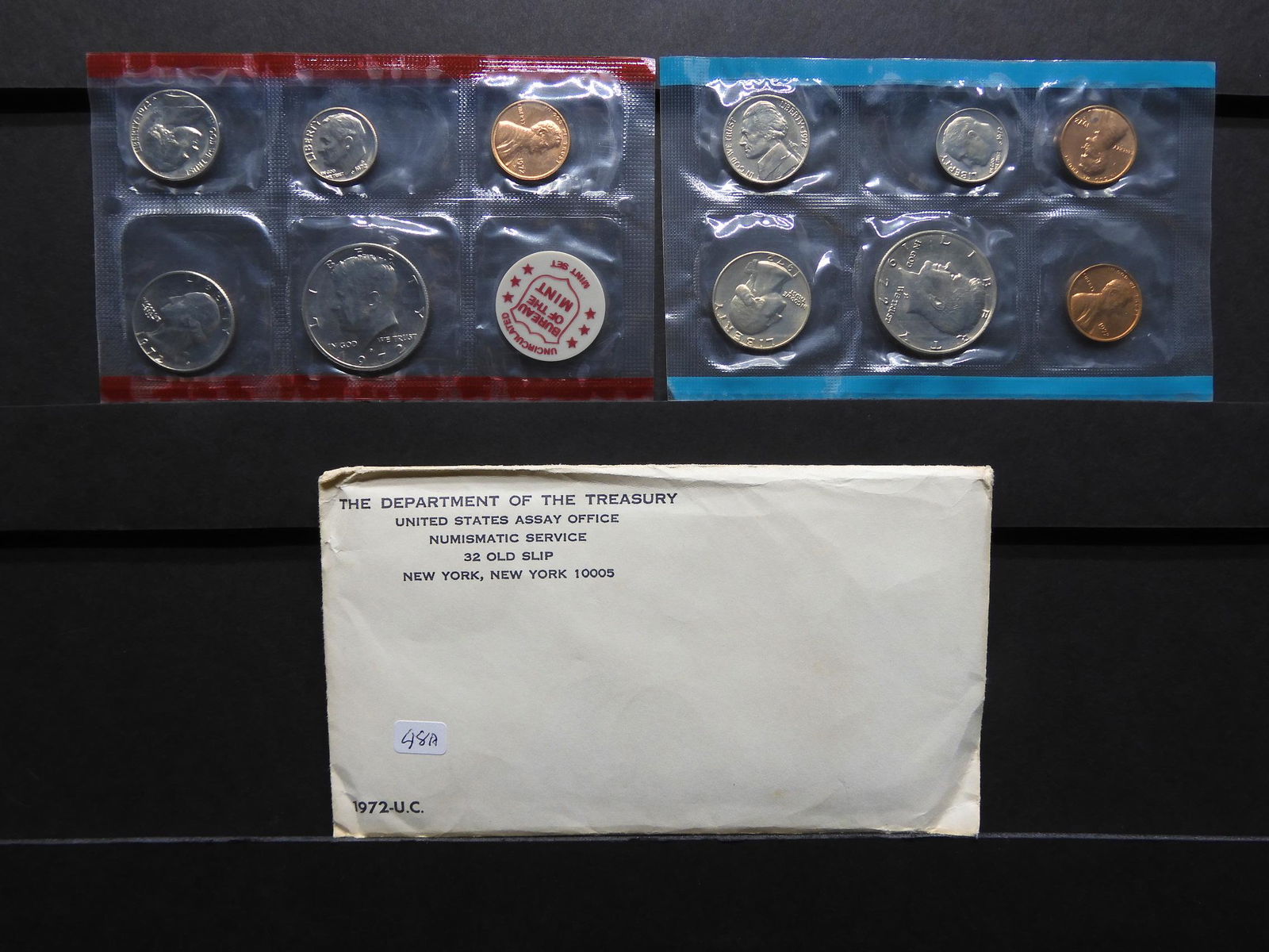 1972 P/D/S US Mint Set in original package.  GEM (1 of 5)