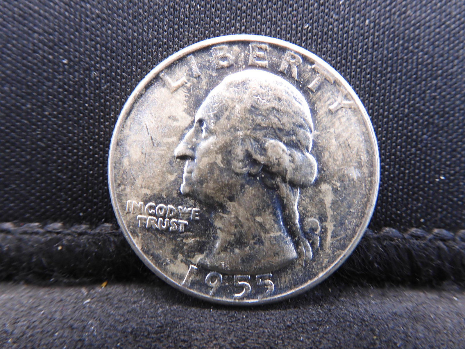 1955-D Brilliant Uncirculated Washington Quarter.: 1955-D Brilliant Uncirculated Washington Quarter.