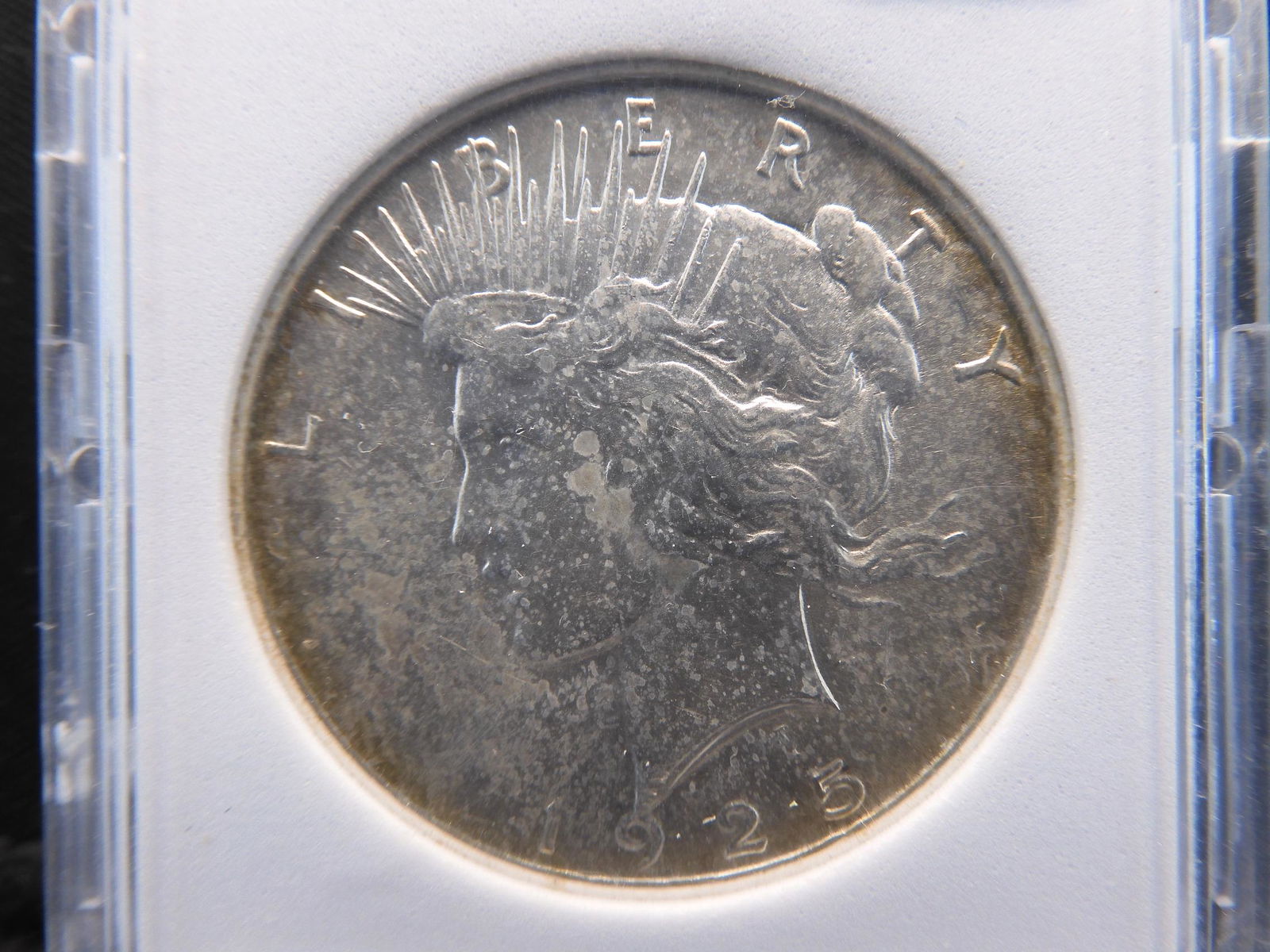 1925  Brilliant Uncirculated Peace Dollar Encapsulated (1 of 4)