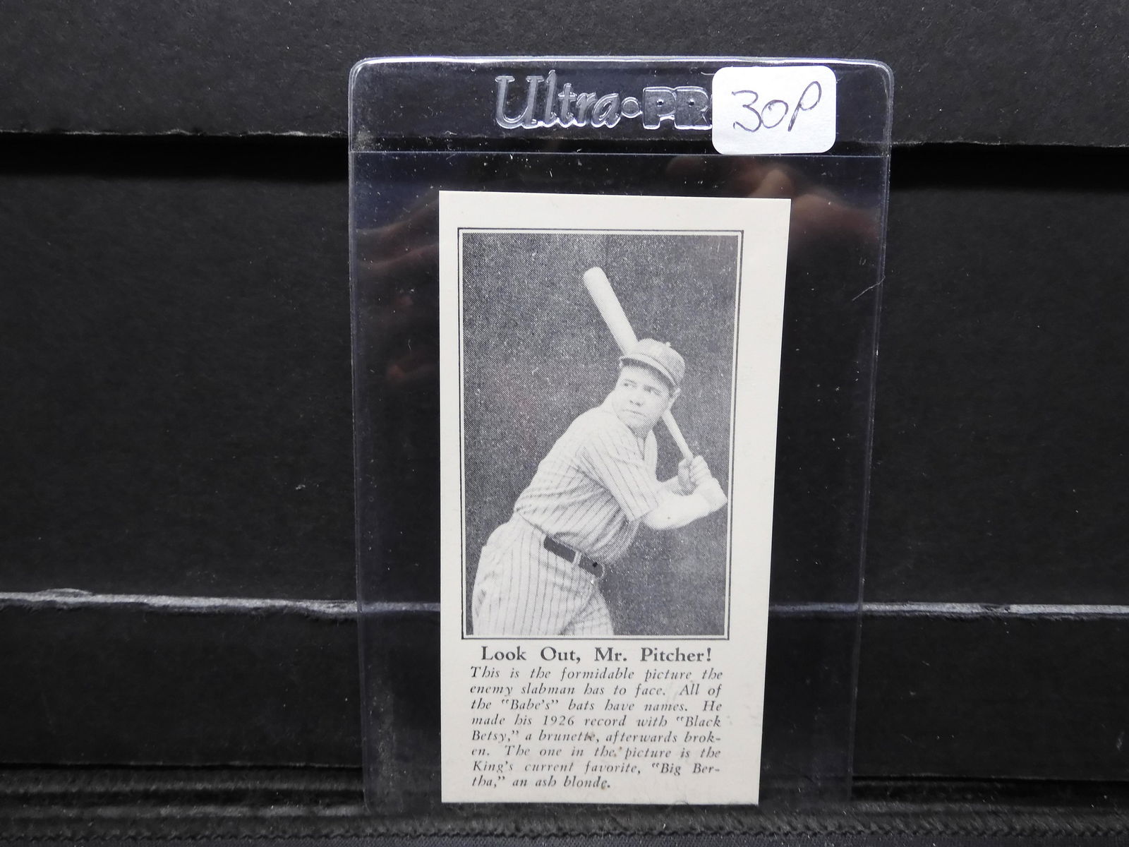 1928 Fro-joy Reprint #2 Babe Ruth Look Out Mr. Pitcher! (1 of 3)