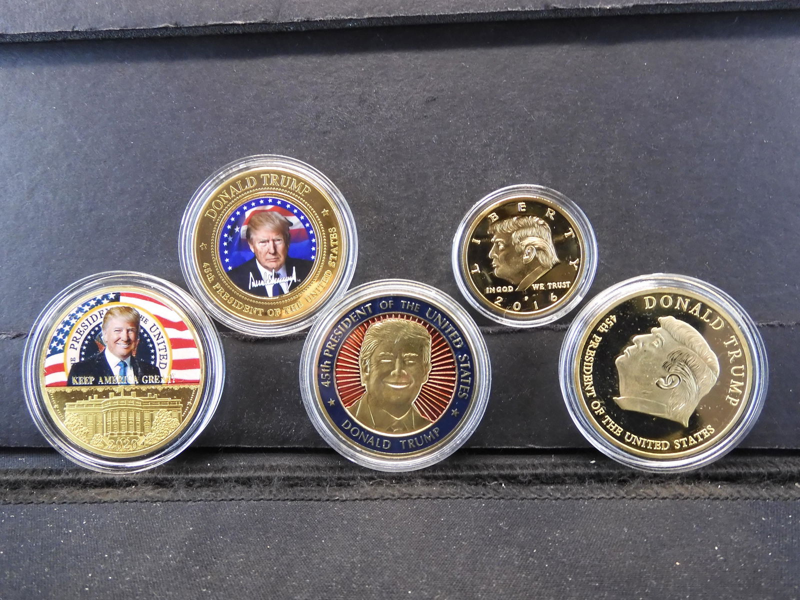 5 Different Trump Medals (1 of 6)