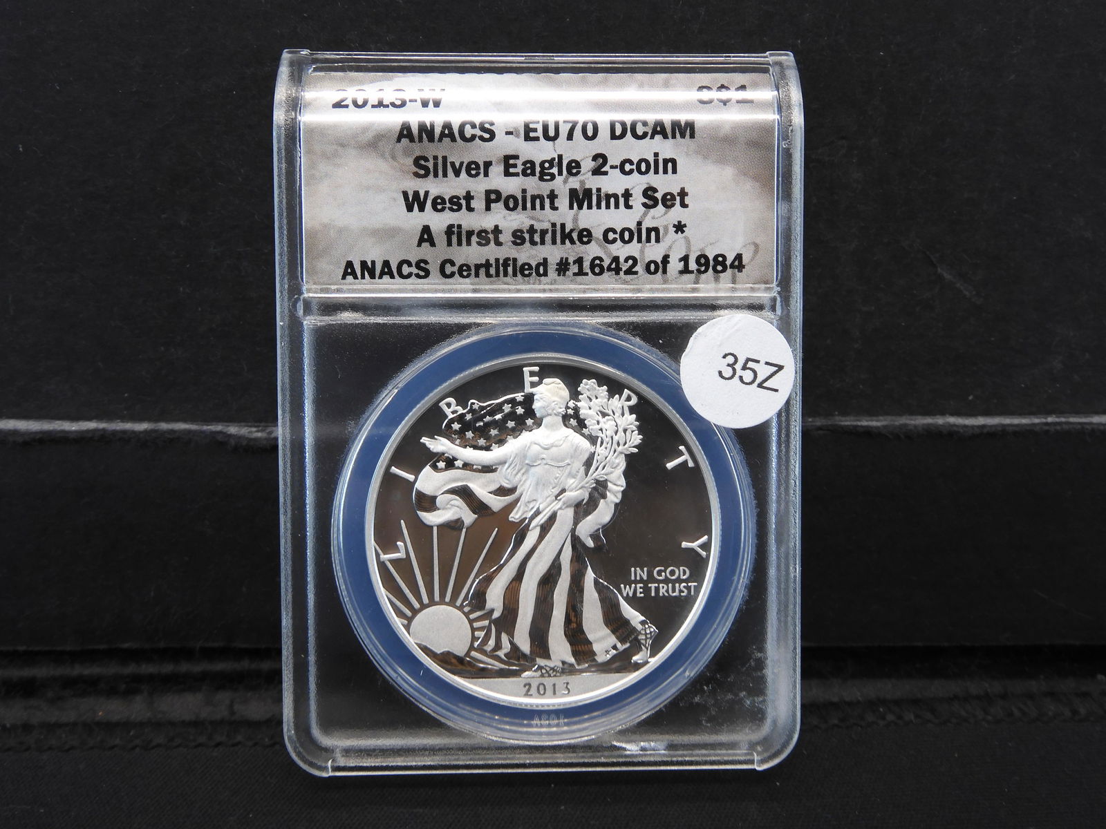 2013-W American Silver Eagle ANACS - EU70 DCAM (1 of 4)