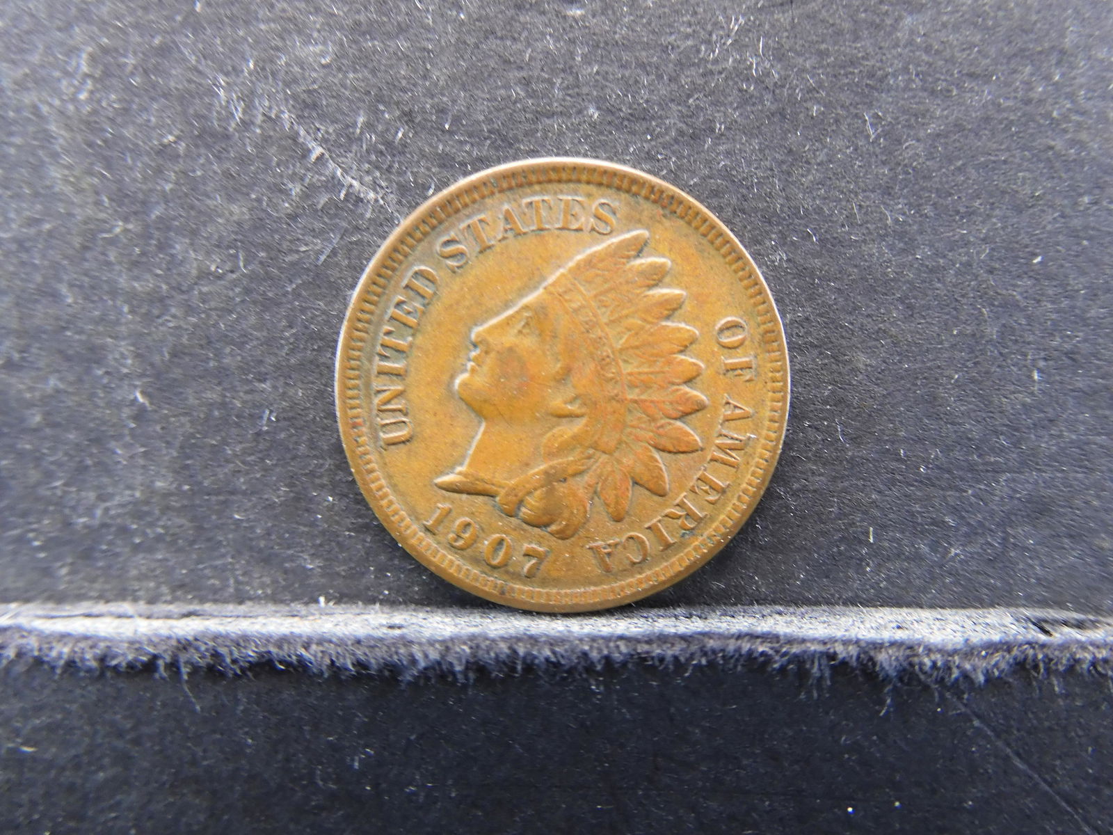 1907 Indian Cent Four Diamonds (1 of 2)
