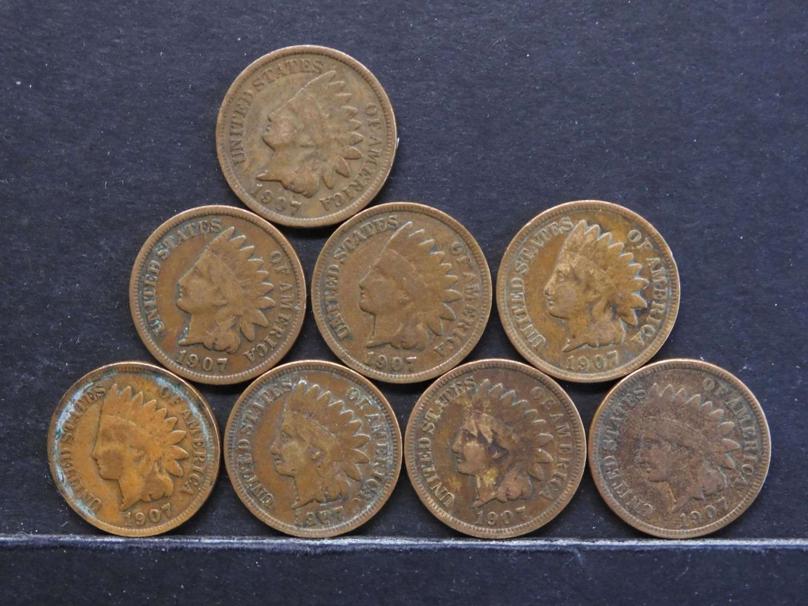 8-1907 Indian Head Cents (1 of 2)