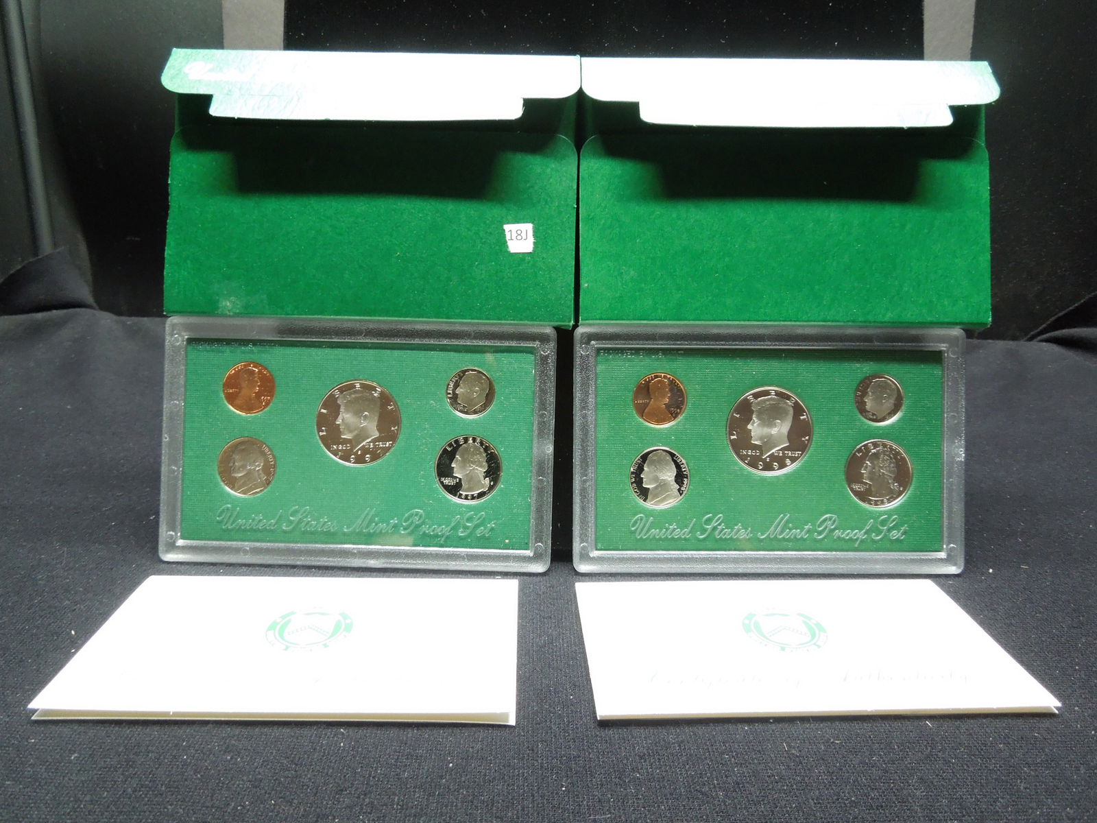 1997, 1998 Proof sets (1 of 7)