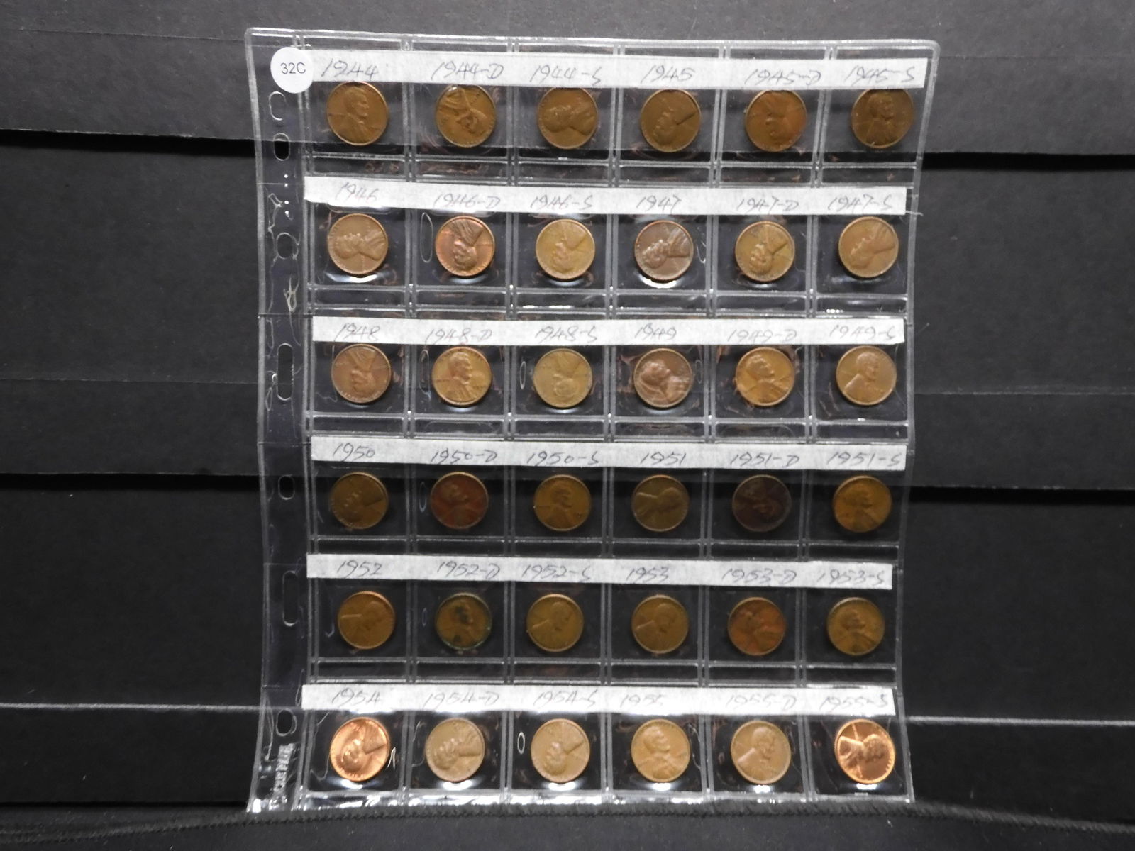 36-Lincoln  Wheat Cents, Mixed Dates in page (1 of 8)