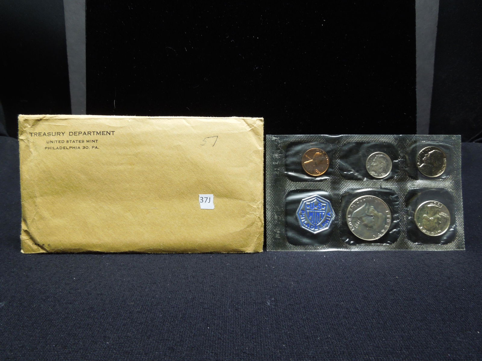 1957 Proof set. SILVER! Original package (1 of 3)