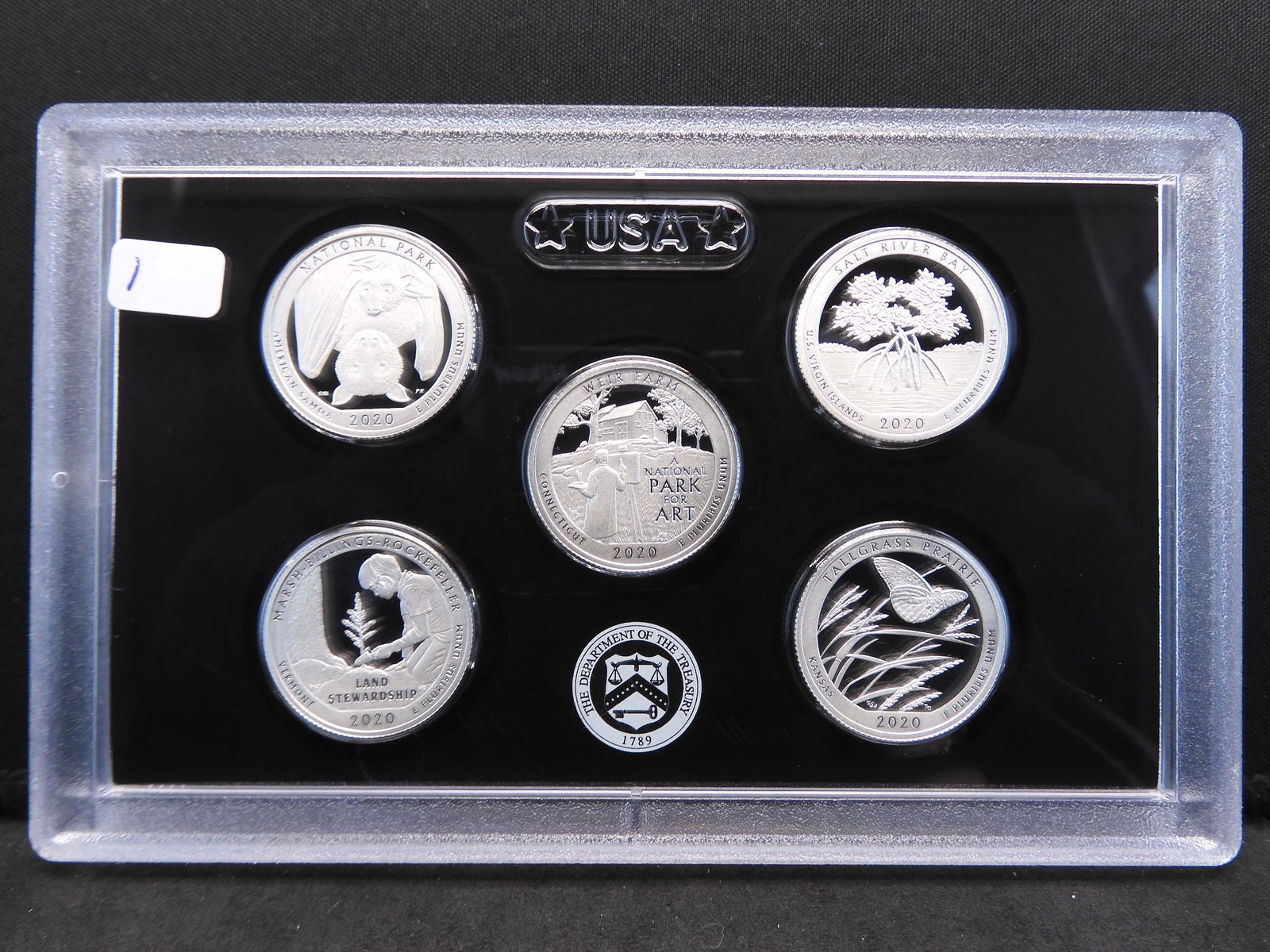 2020-S Silver National Parks Quarters Proof Set in (1 of 2)